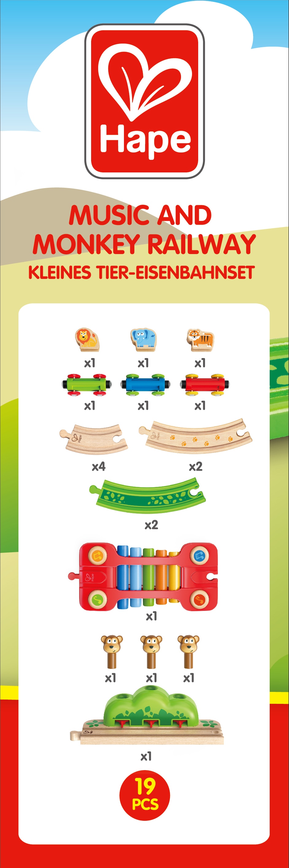 Ferrocarril Música y Monos Hape 9