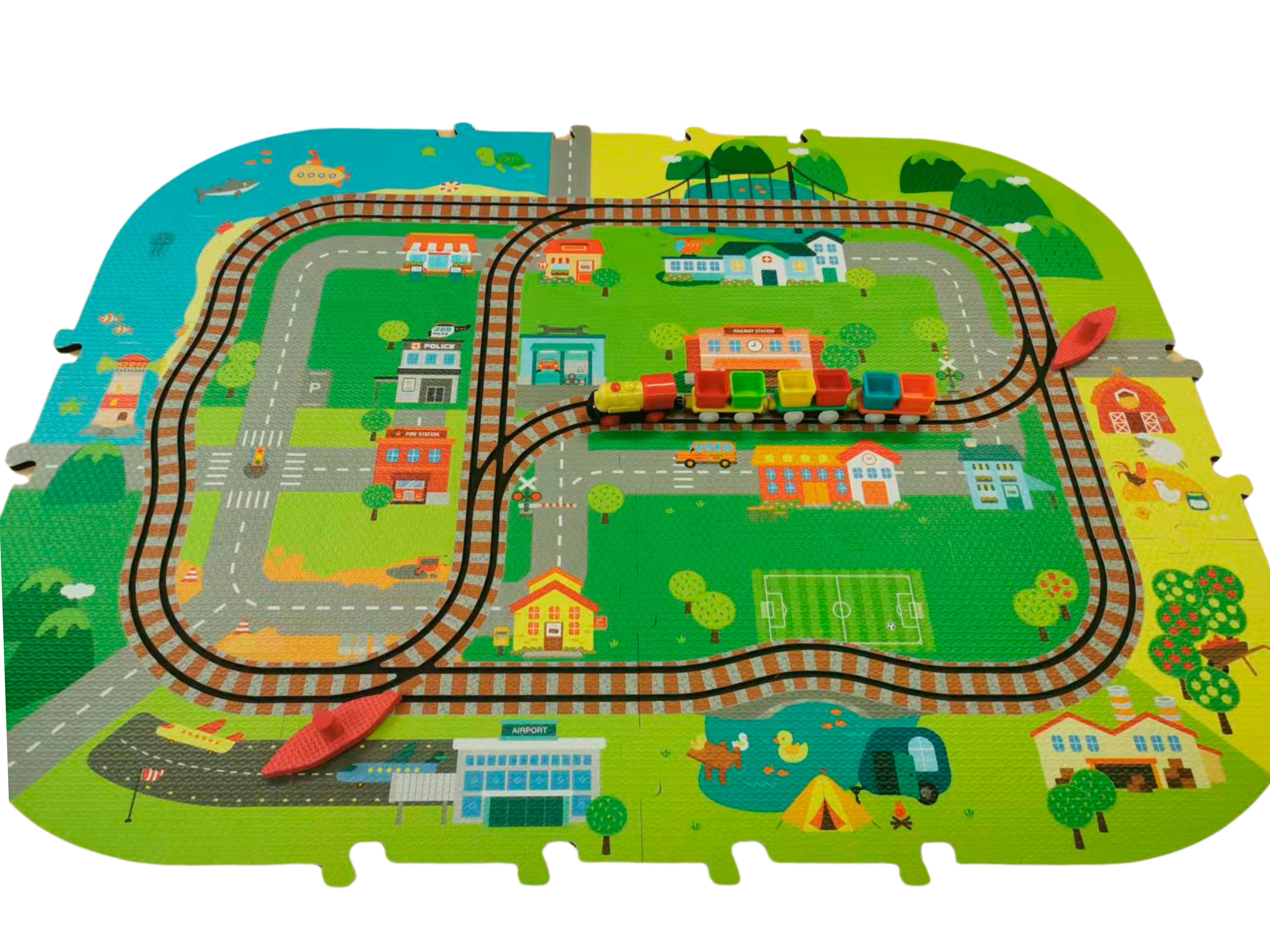 Set de construcción Tren City Adventures Cefa Toys 3