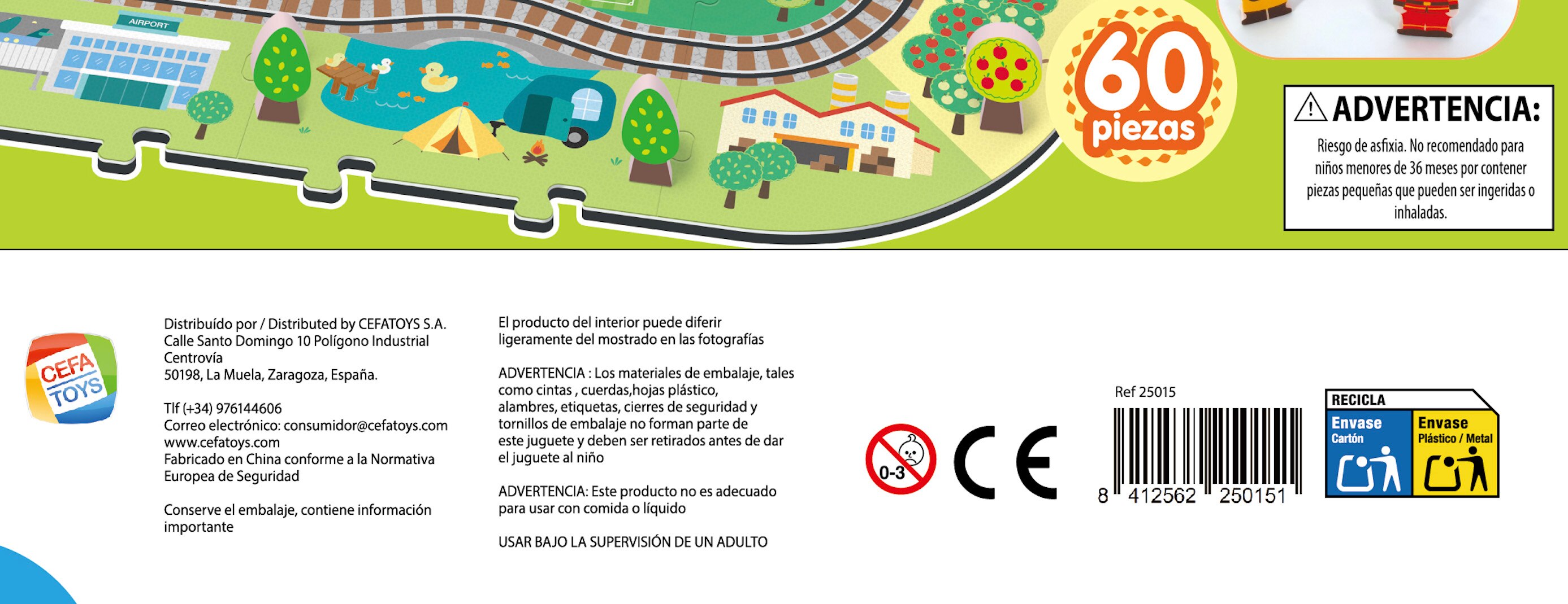 Set de construcción Tren City Adventures Cefa Toys 6