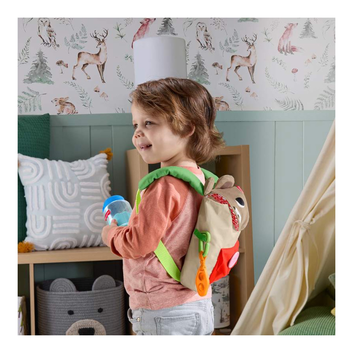Mochila Busy Bear Bosque de la amistad Fisher-Price 3