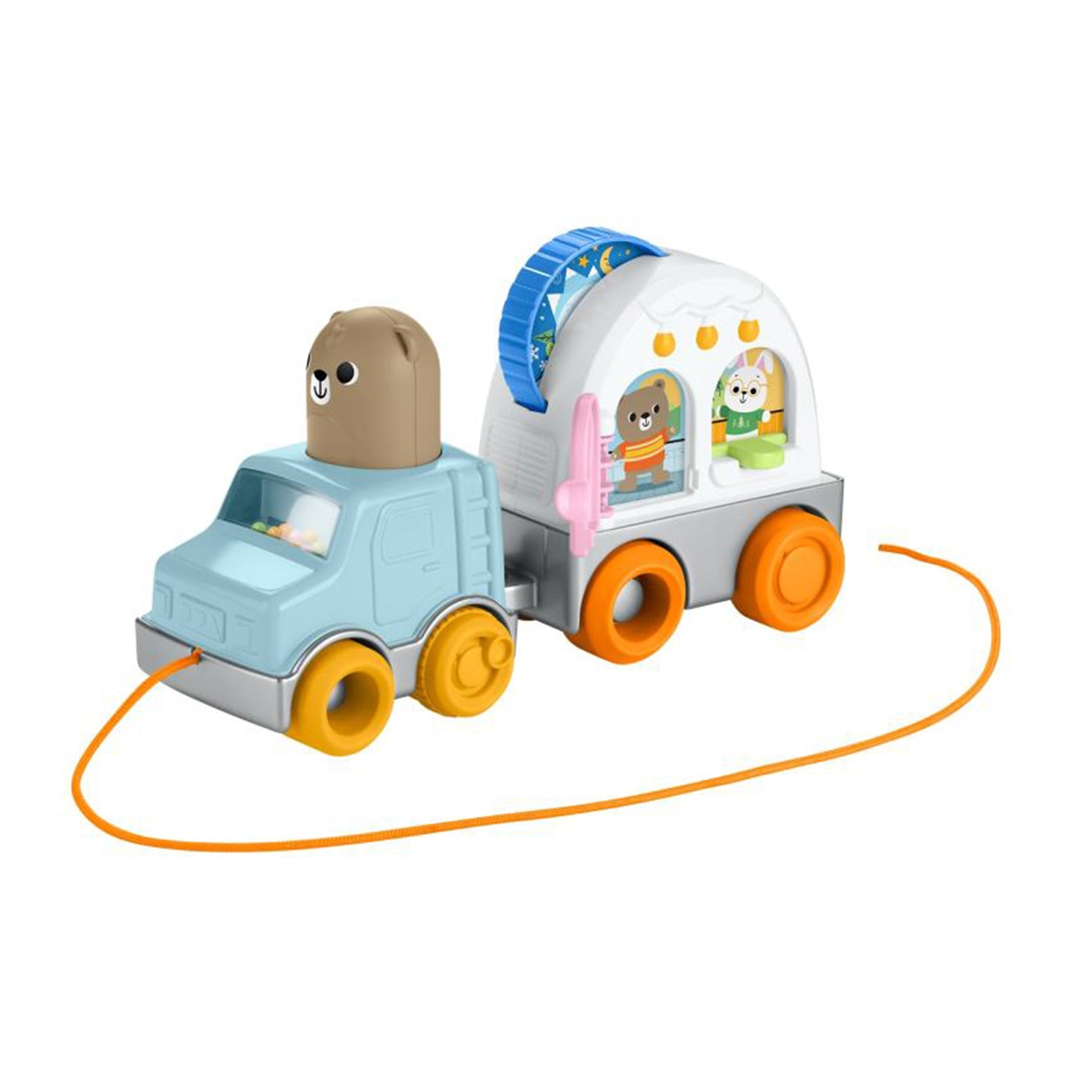 Fisher-Price - Camper con remolque Bosque de la amistad Fisher-Price.