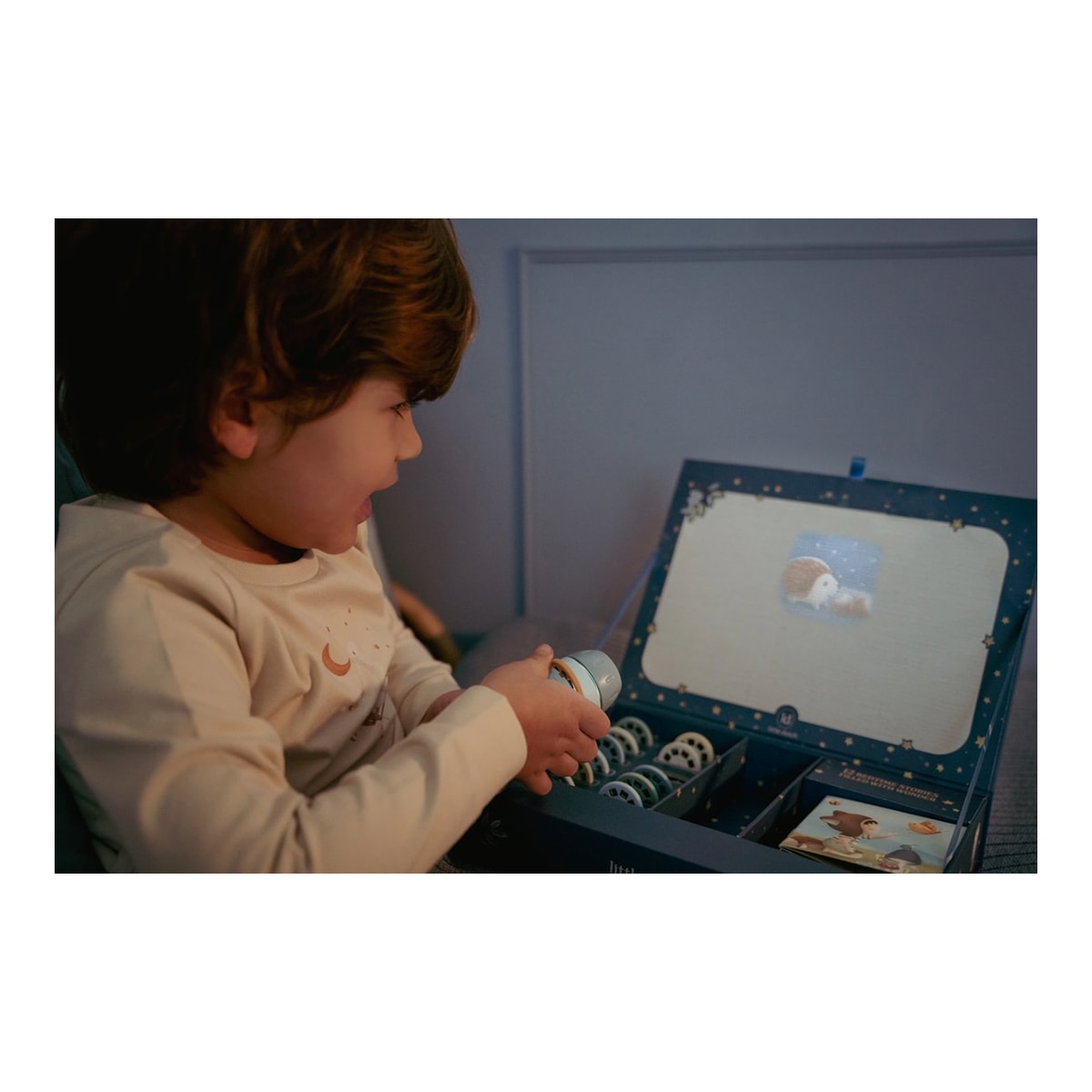 Proyector linterna azul Little Dutch 6