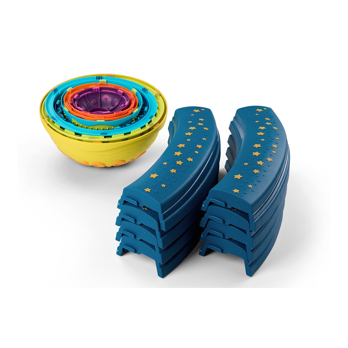 Set Barras Sensoriales de Equilibrio Planetario  16 Piezas B.Toys 3
