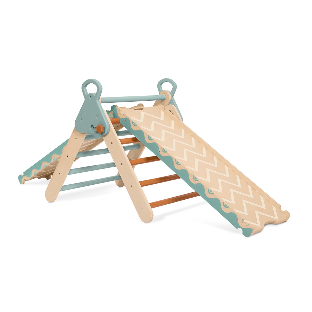 Triangulo de Escalada & Tobogán de Madera B.Toys 1