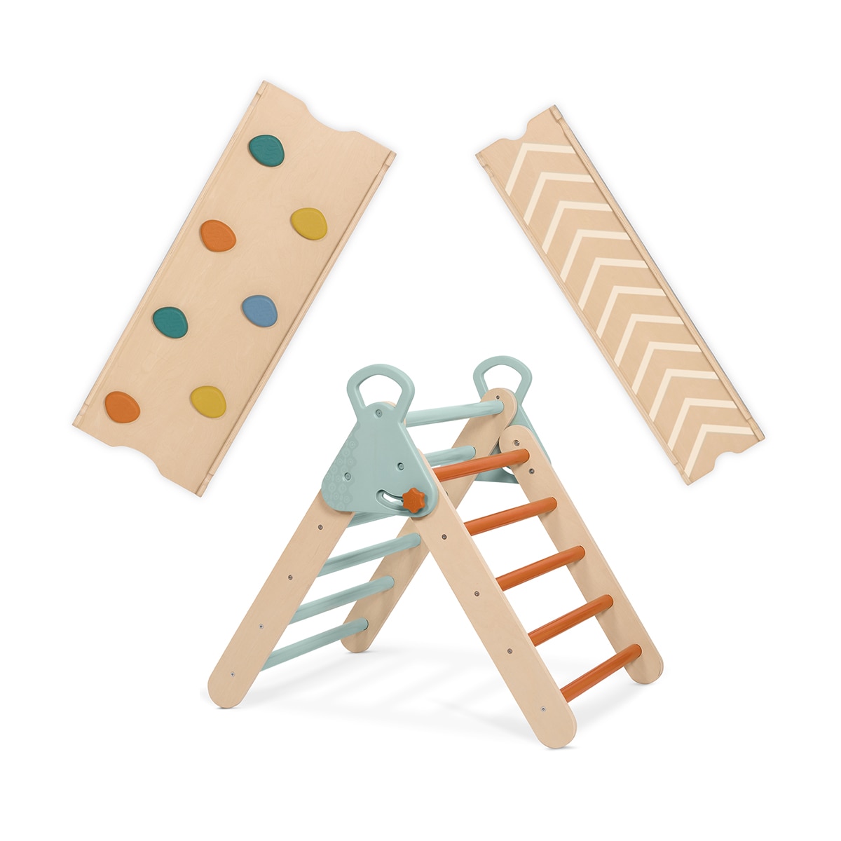 Triangulo de Escalada & Tobogán de Madera B.Toys 4