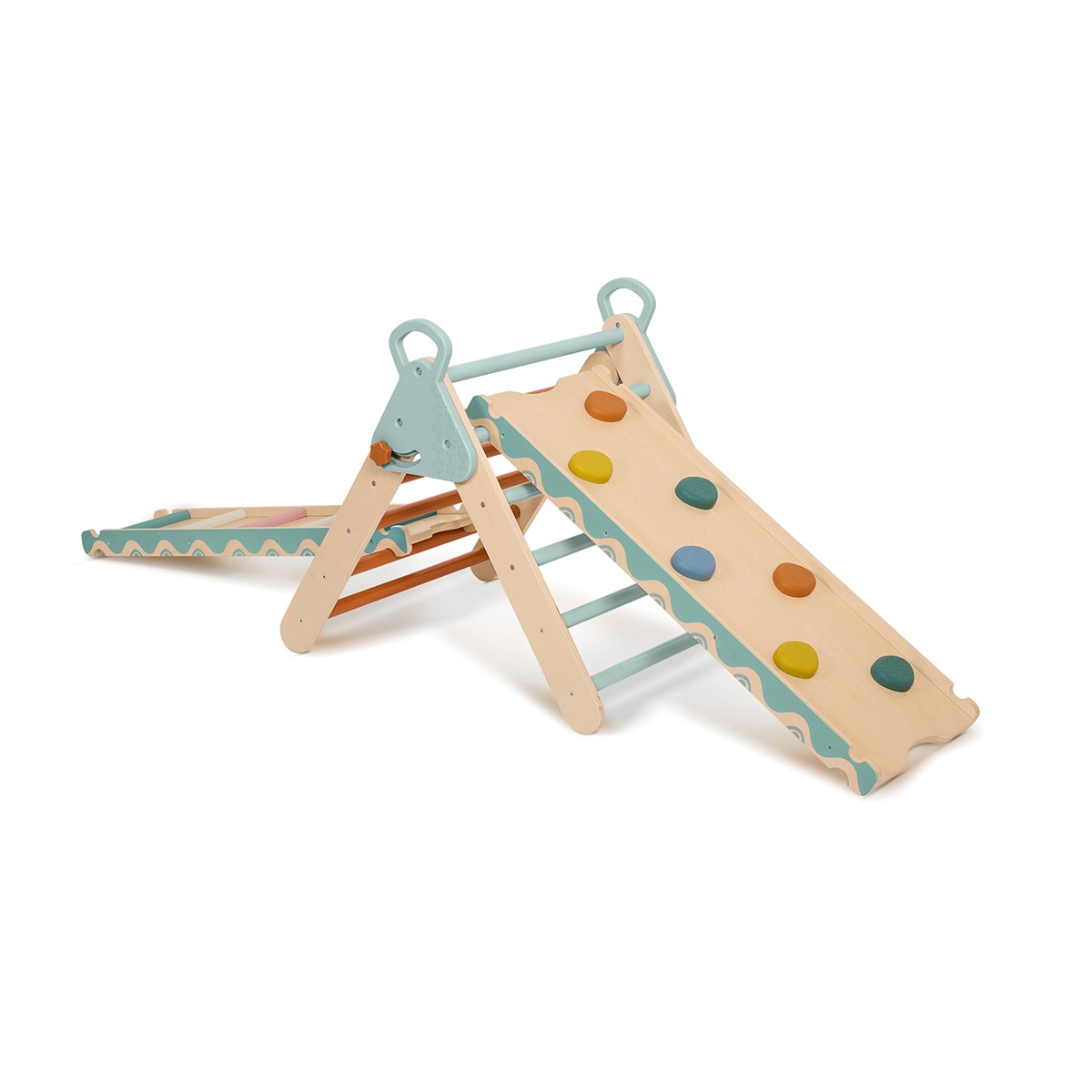 Triangulo de Escalada & Tobogán de Madera B.Toys 13