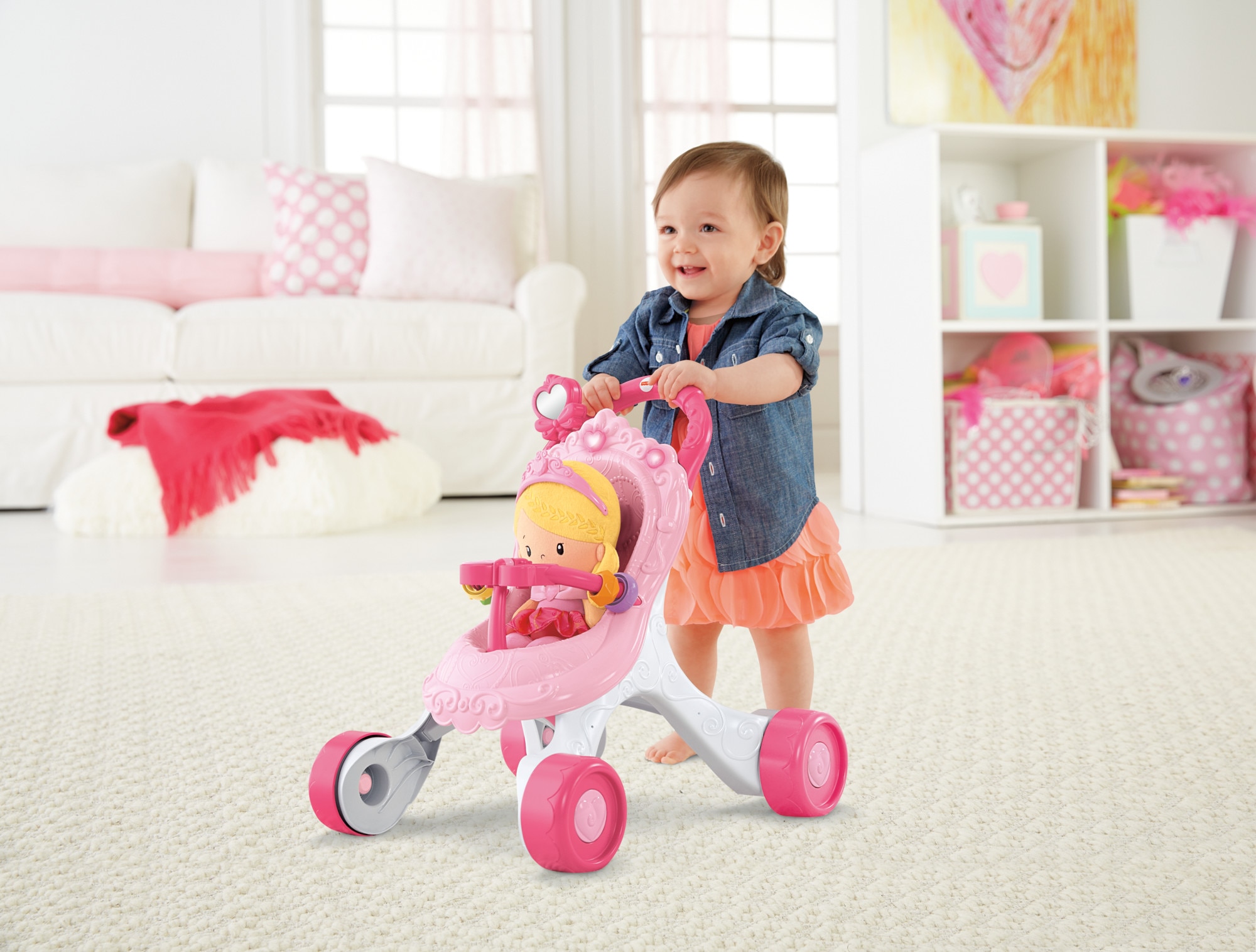 Andador-cochecito Fisher-Price pequeña princesa 2