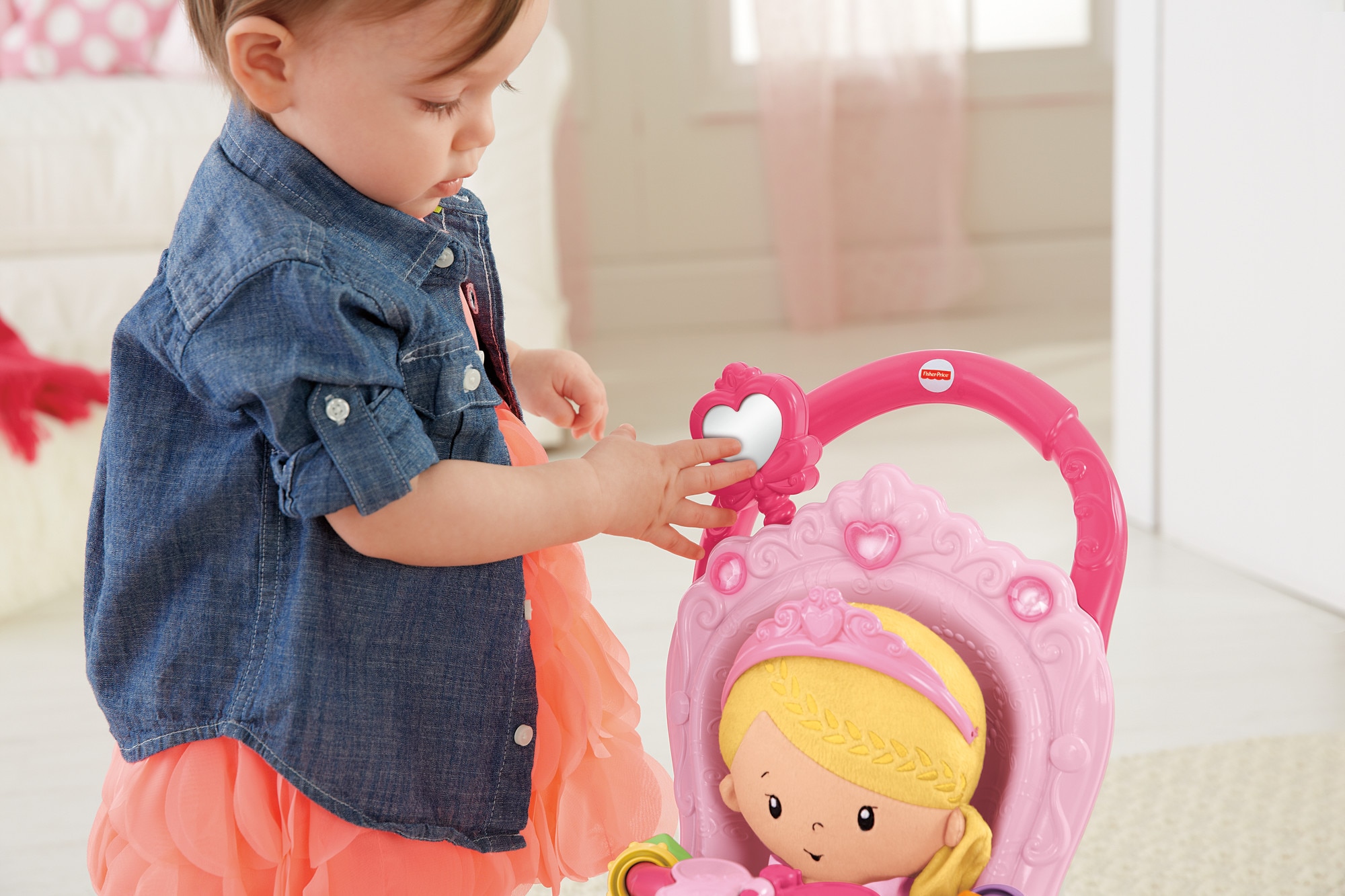 Andador-cochecito Fisher-Price pequeña princesa 4