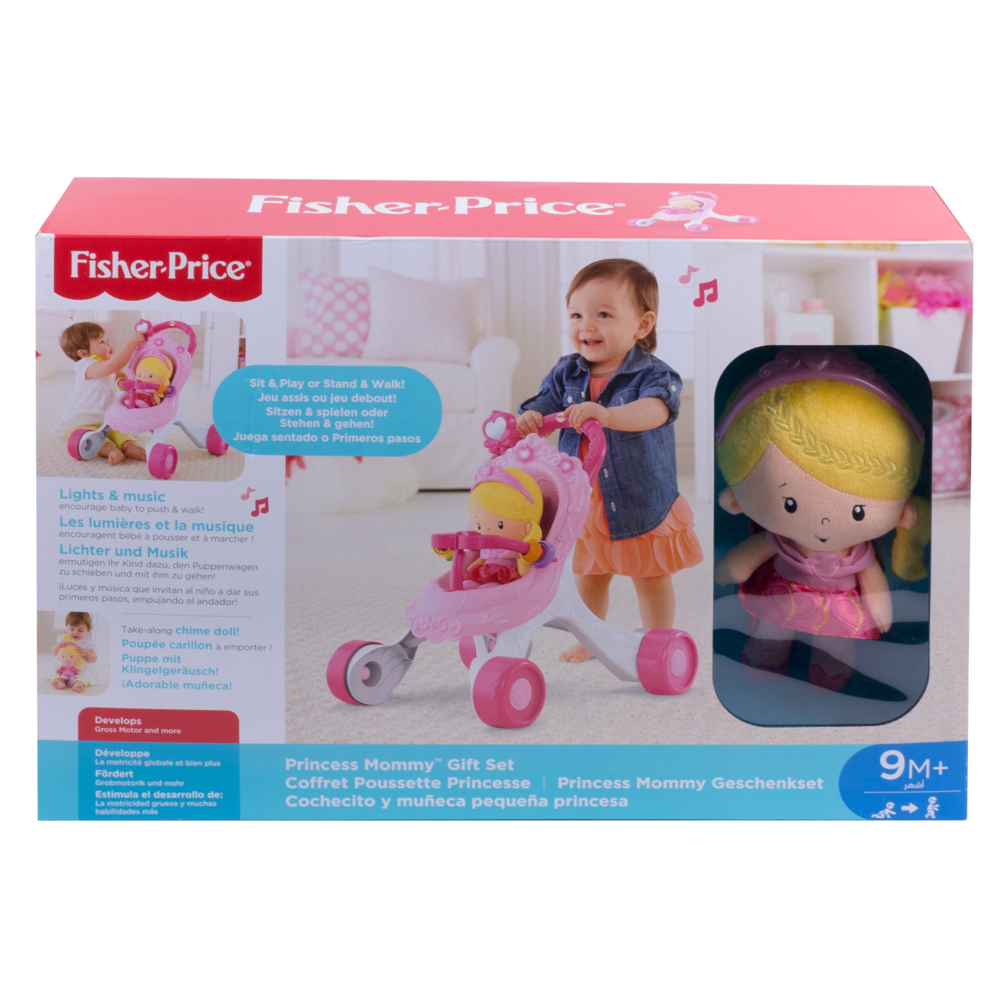 Andador-cochecito Fisher-Price pequeña princesa 5