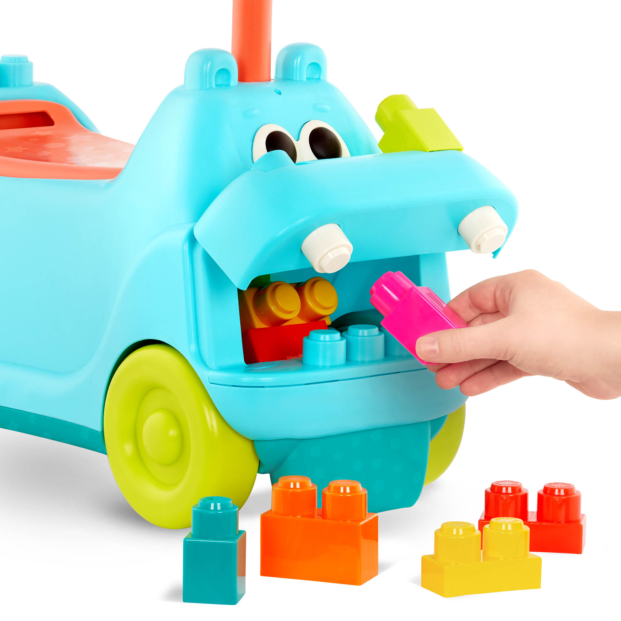 Carrinho Hippo com luzes , sons e blocos de construção 5