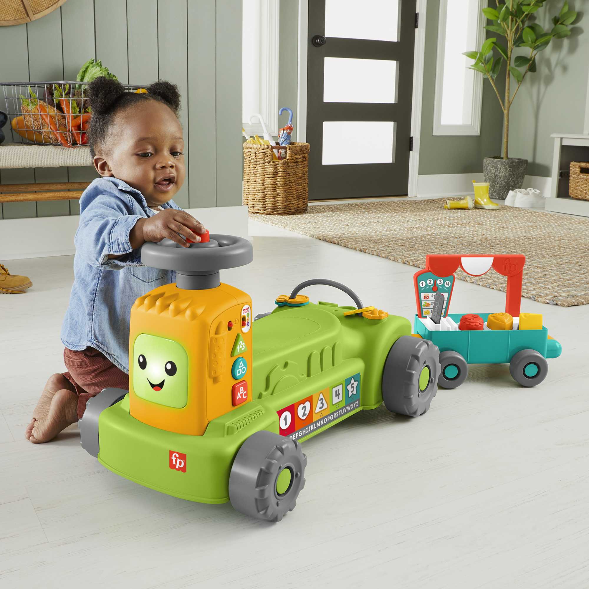 Correpasillos transformable con luces y sonidos Ríe y aprende Tractor 4 en 1 Fisher-Price 3