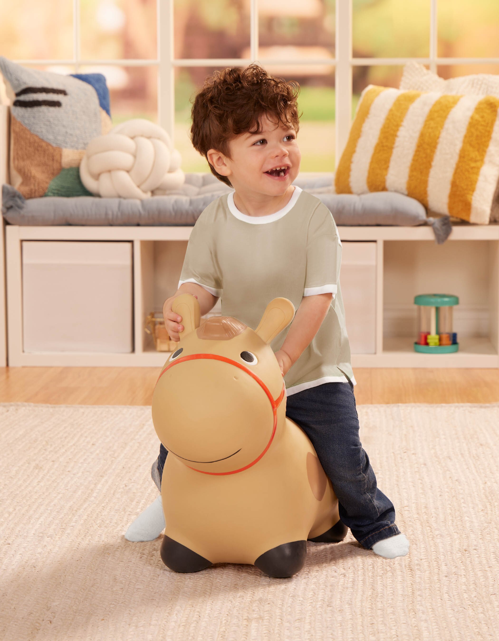 Pony saltarin inflable Battat 2