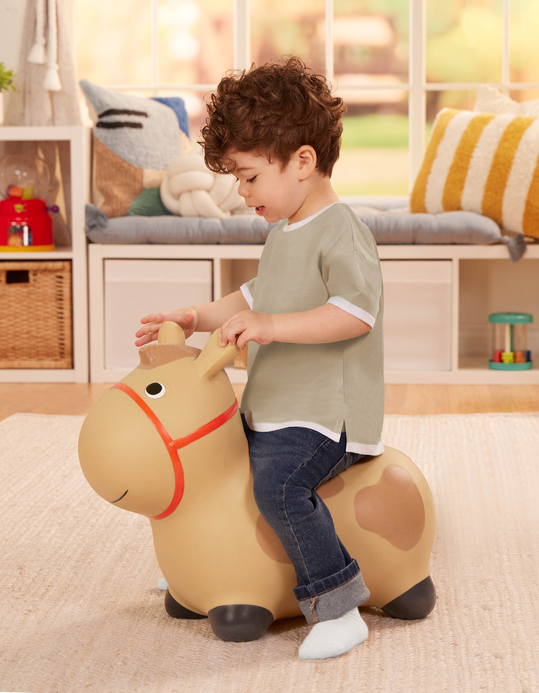 Pony saltarin inflable Battat 3