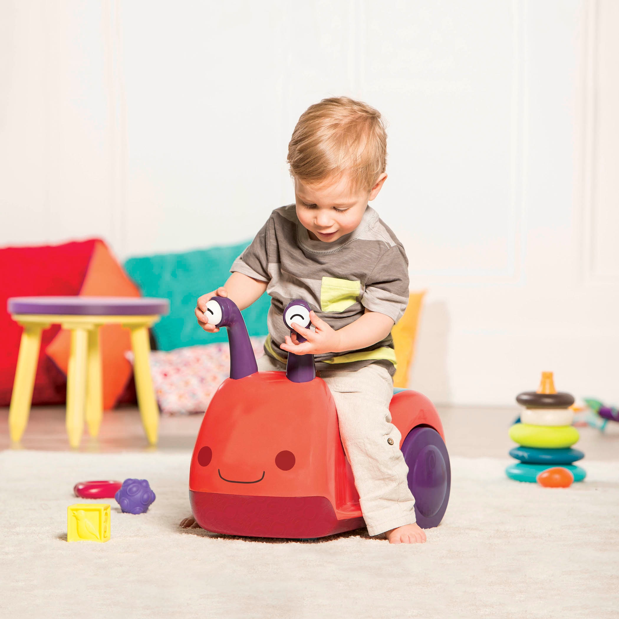 Correpasillos caracol con luces y sonido B toys 2