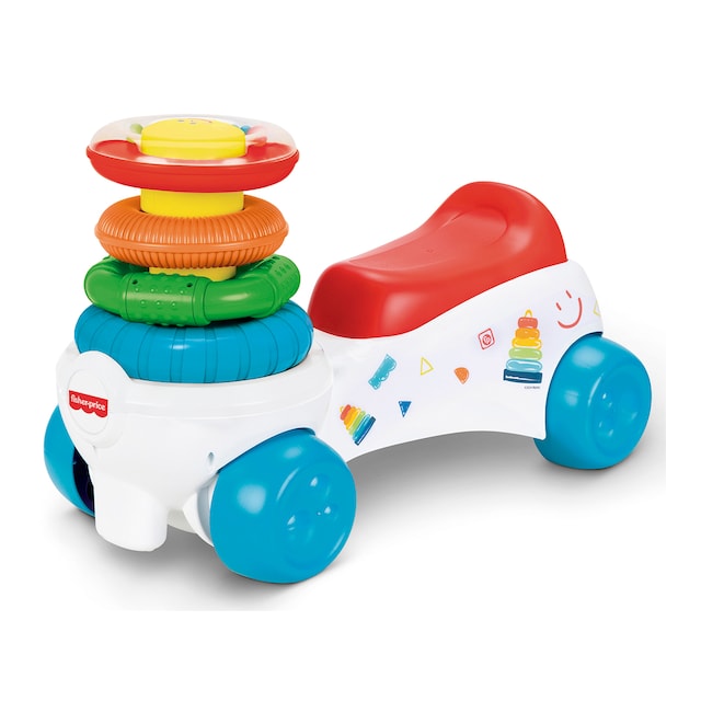 Imagen 0 de Correpasillos Rock 'n' Stack con divertida torre anillos sensoriales Fisher-Price Jakks Pacific