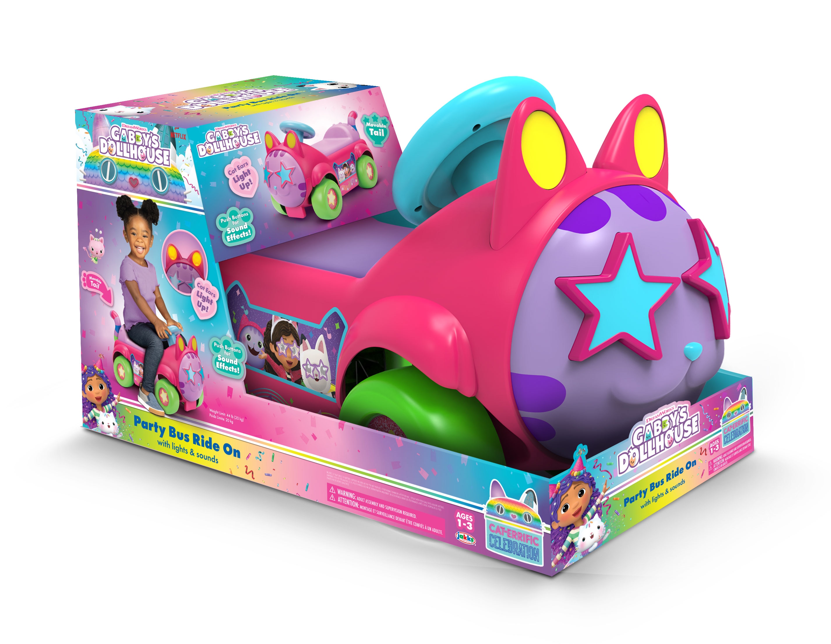 Correpasillos Gabby Funcional con Luces Gabby´s Dollhouse Jakks Pacific 6