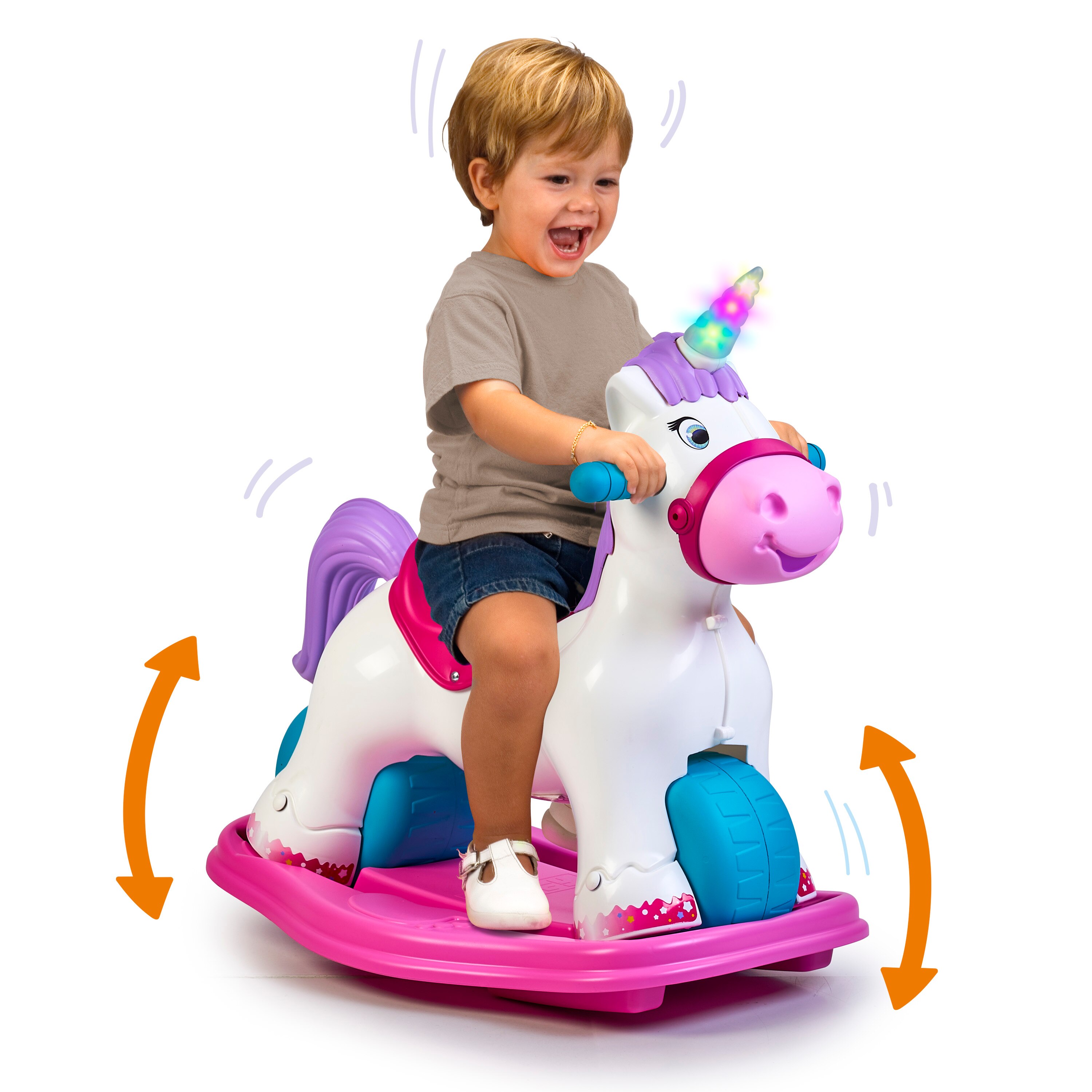 Correpasillo convertible en Balancín Unicornio Feber 2 In 1 2
