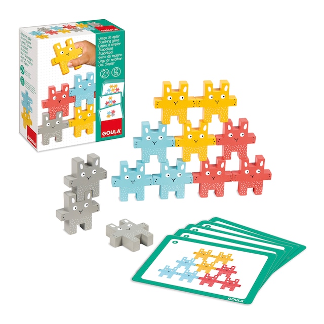 Juguete de Madera Juego de apilar conejito Goula