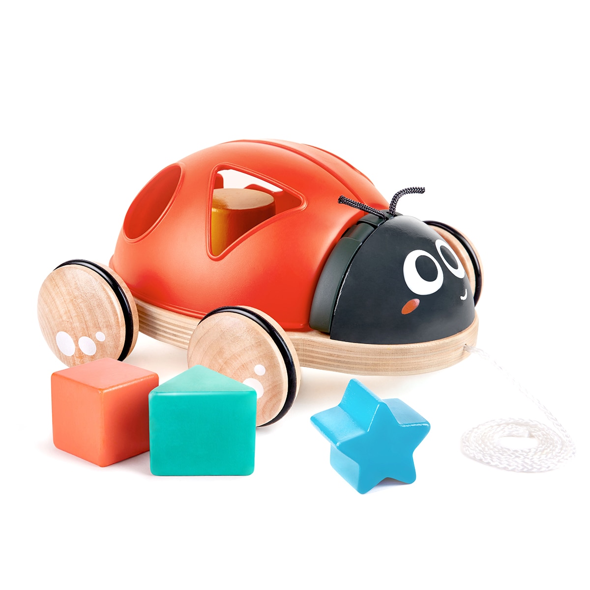 Hape - Encajables Mariquita Clasificadora de Formas Hape