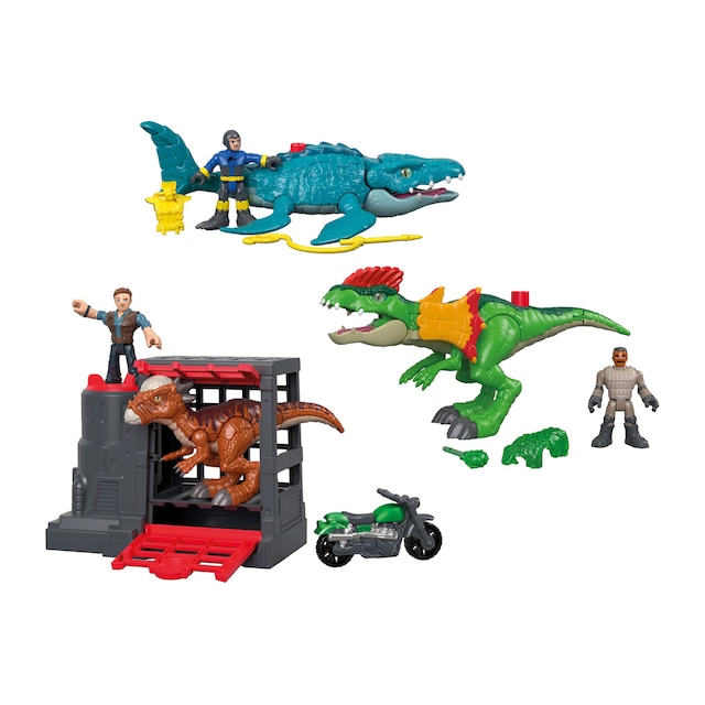 Imagen 0 de Figuras con dinosaurios de juguete modelos surtidos Imaginext Fisher-Price  Jurassic World