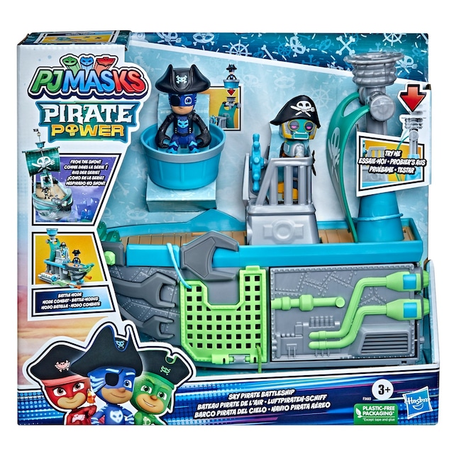 Vehículo Barco Pirata Del Cielo Pj Masks Hasbro