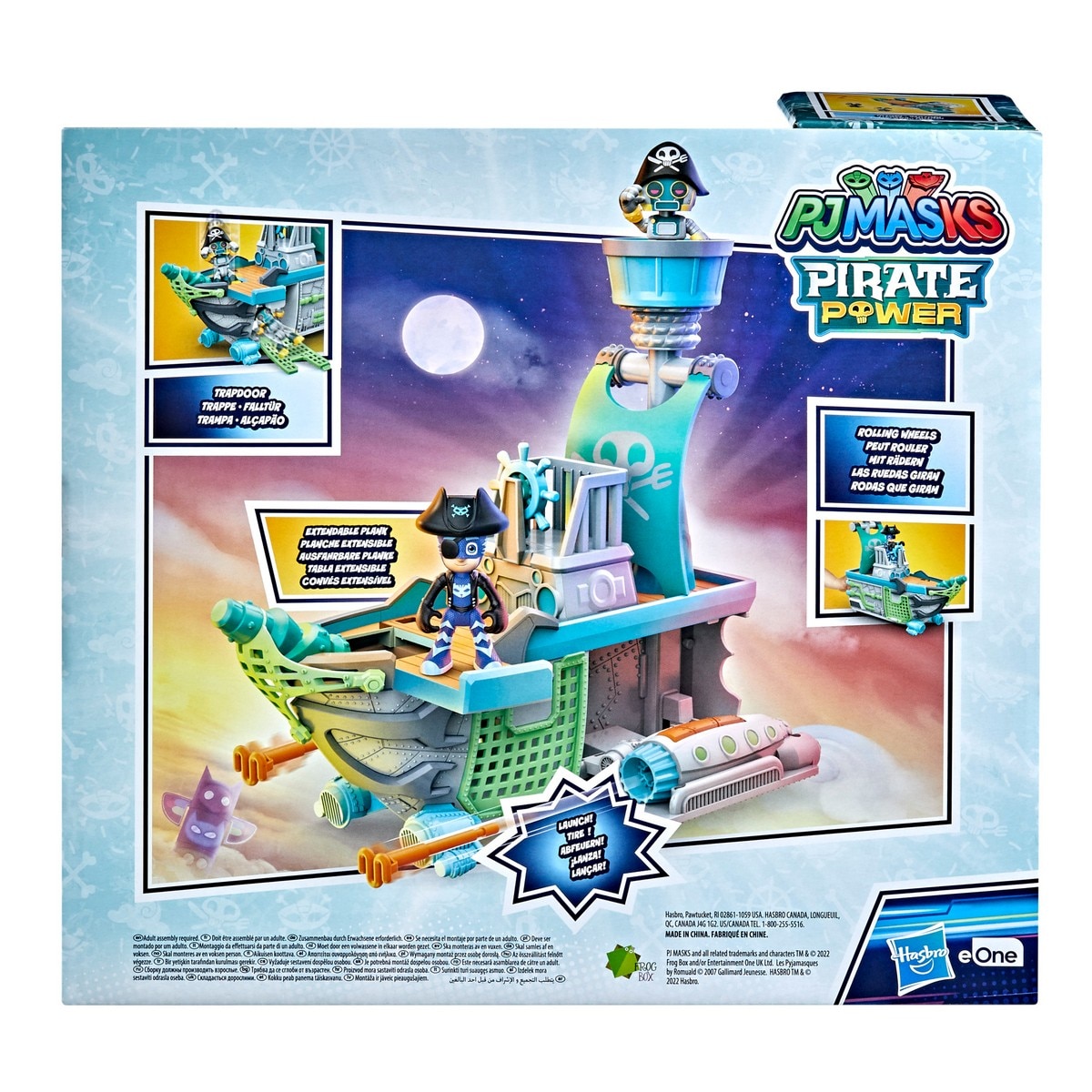 Vehículo Barco Pirata Del Cielo Pj Masks Hasbro 2