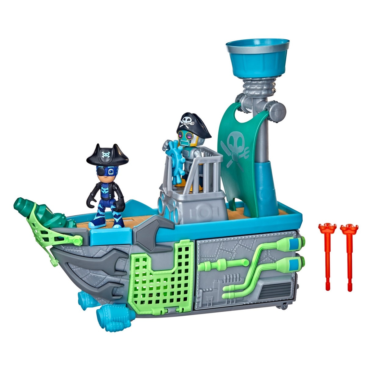 Vehículo Barco Pirata Del Cielo Pj Masks Hasbro 4