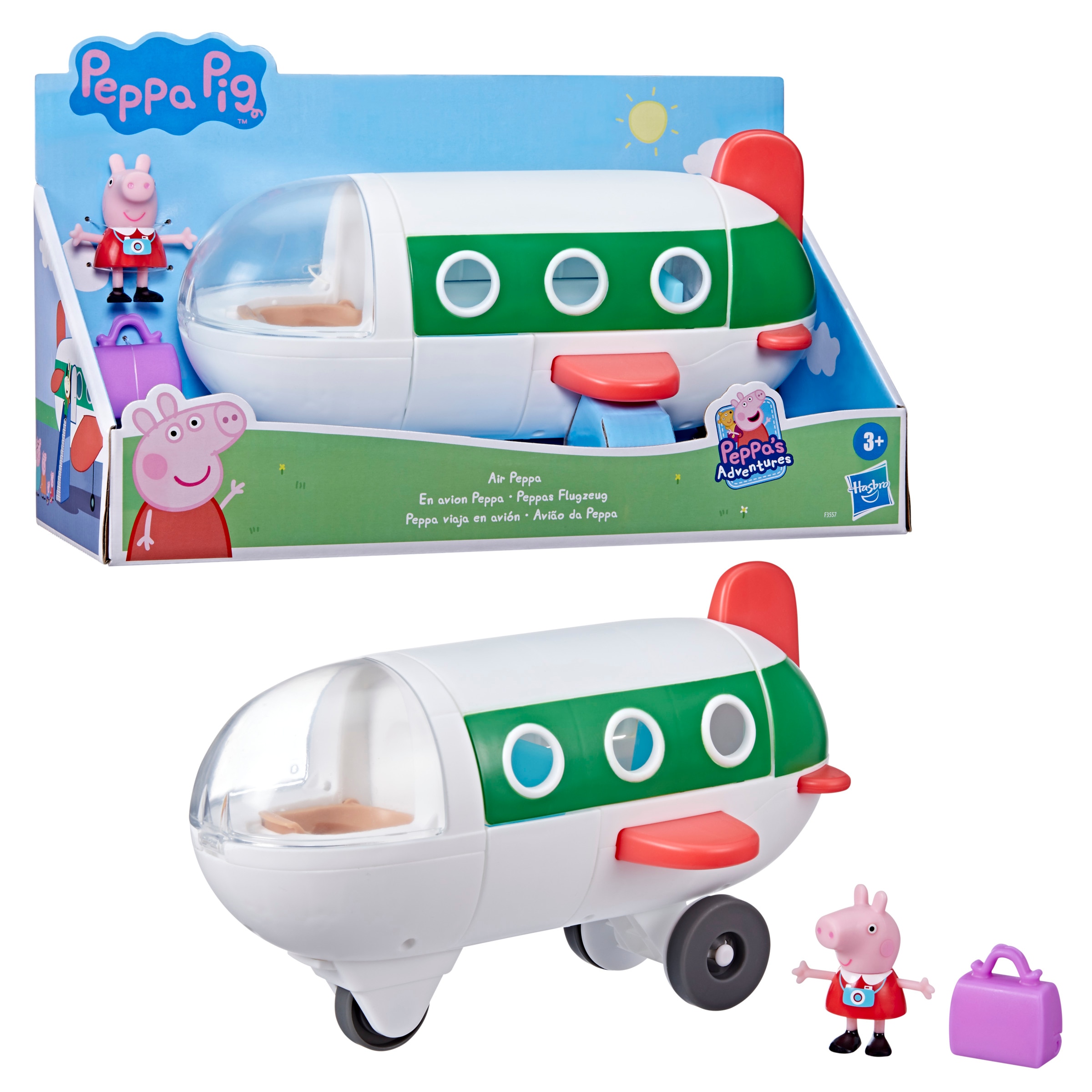 Set Peppa Pig viaja en avión 3