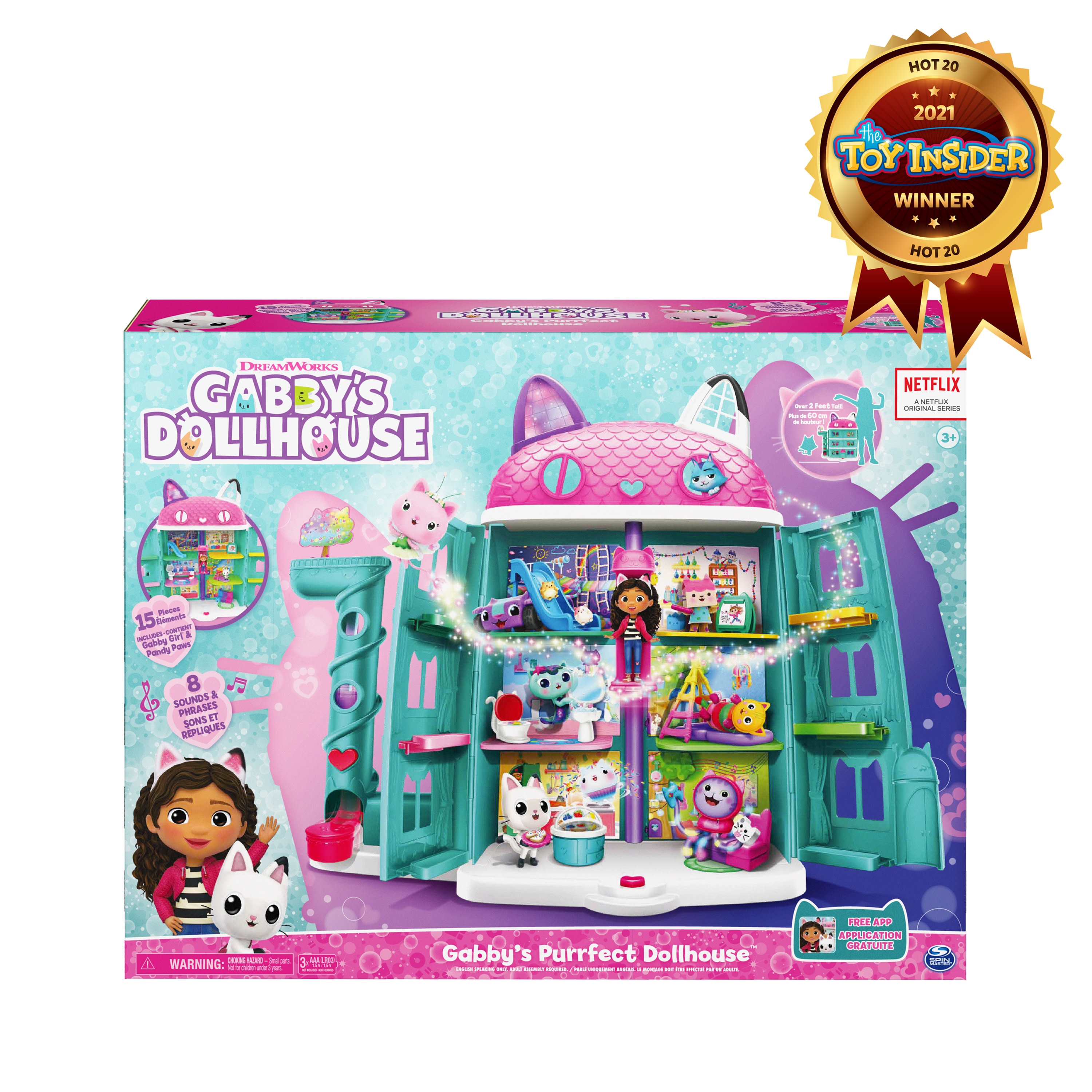 Casa de muñecas de juguete La Casa De Gabby Purrfect GABBY'S DOLLHOUSE 4