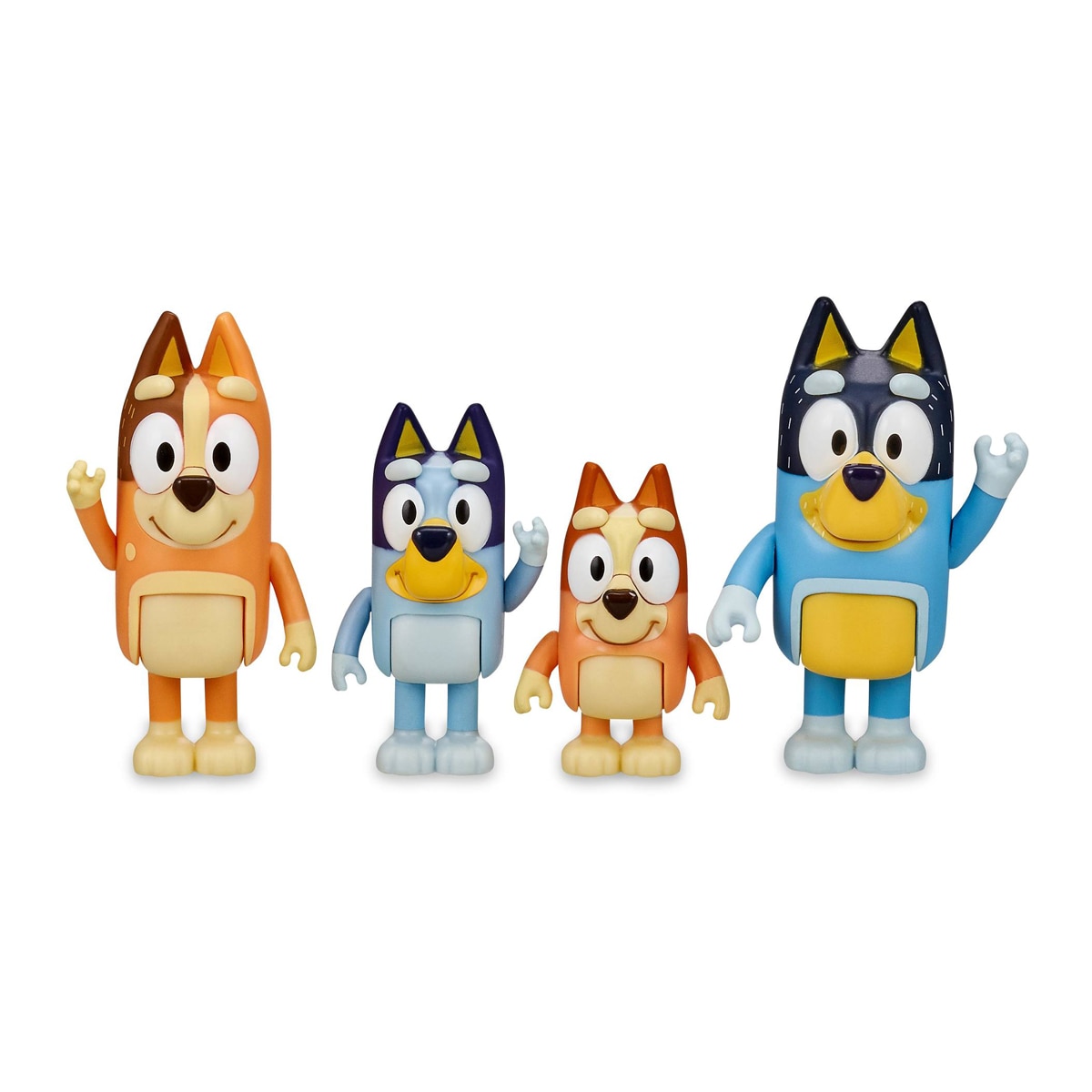 Pack 4 Figuras de Bluey y su familia Family Pack Bluey 1
