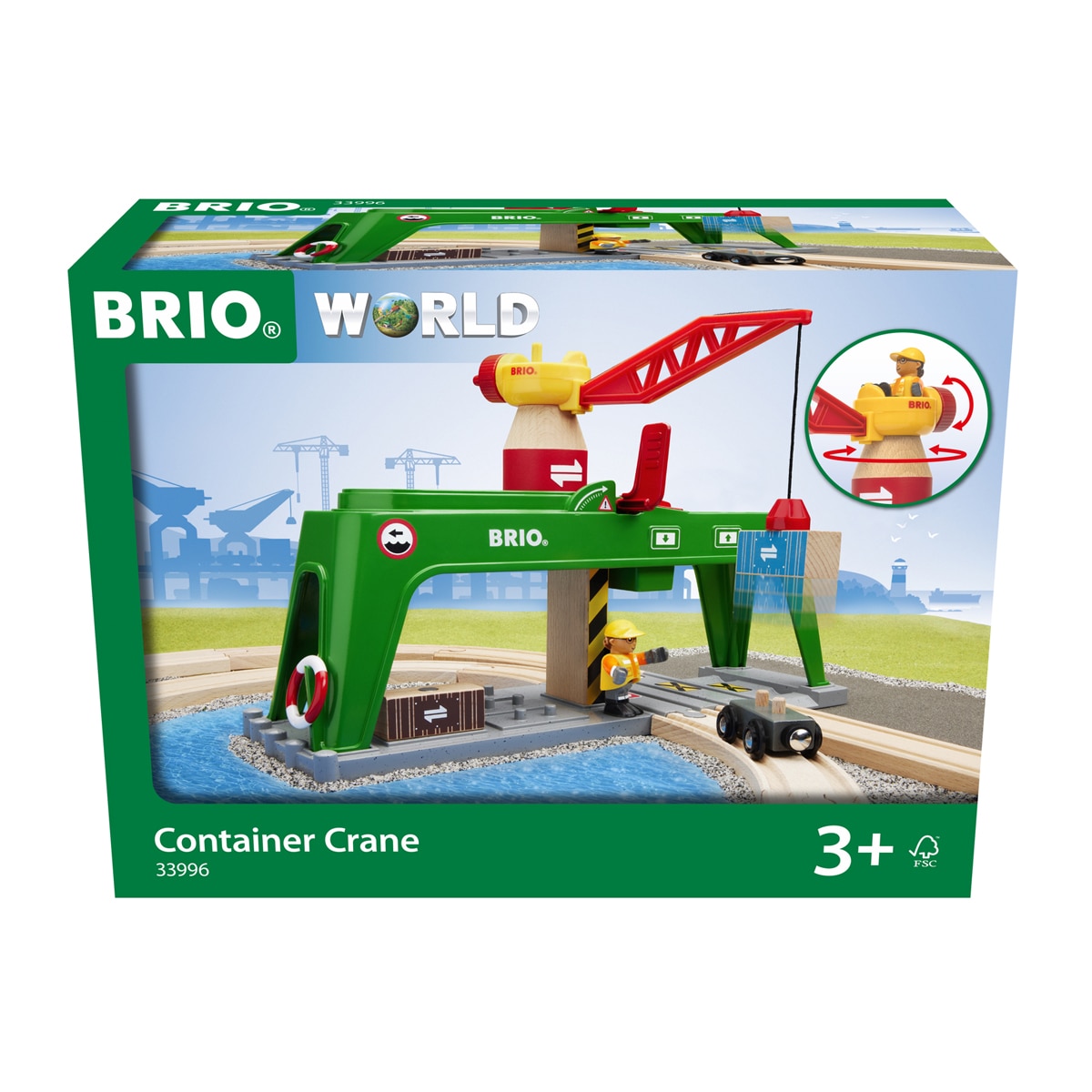 BRIO – Grua con container Brio.