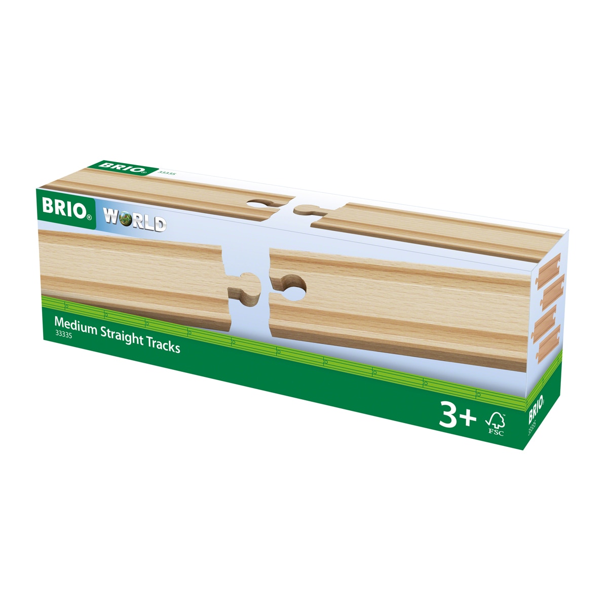 Imagen 0 de Vías rectas medianas Brio