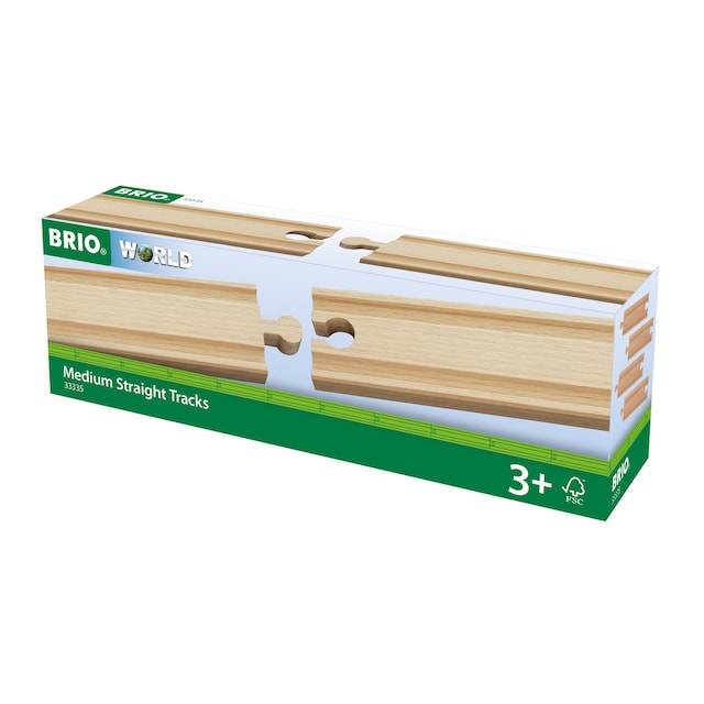 Vías rectas medianas Brio