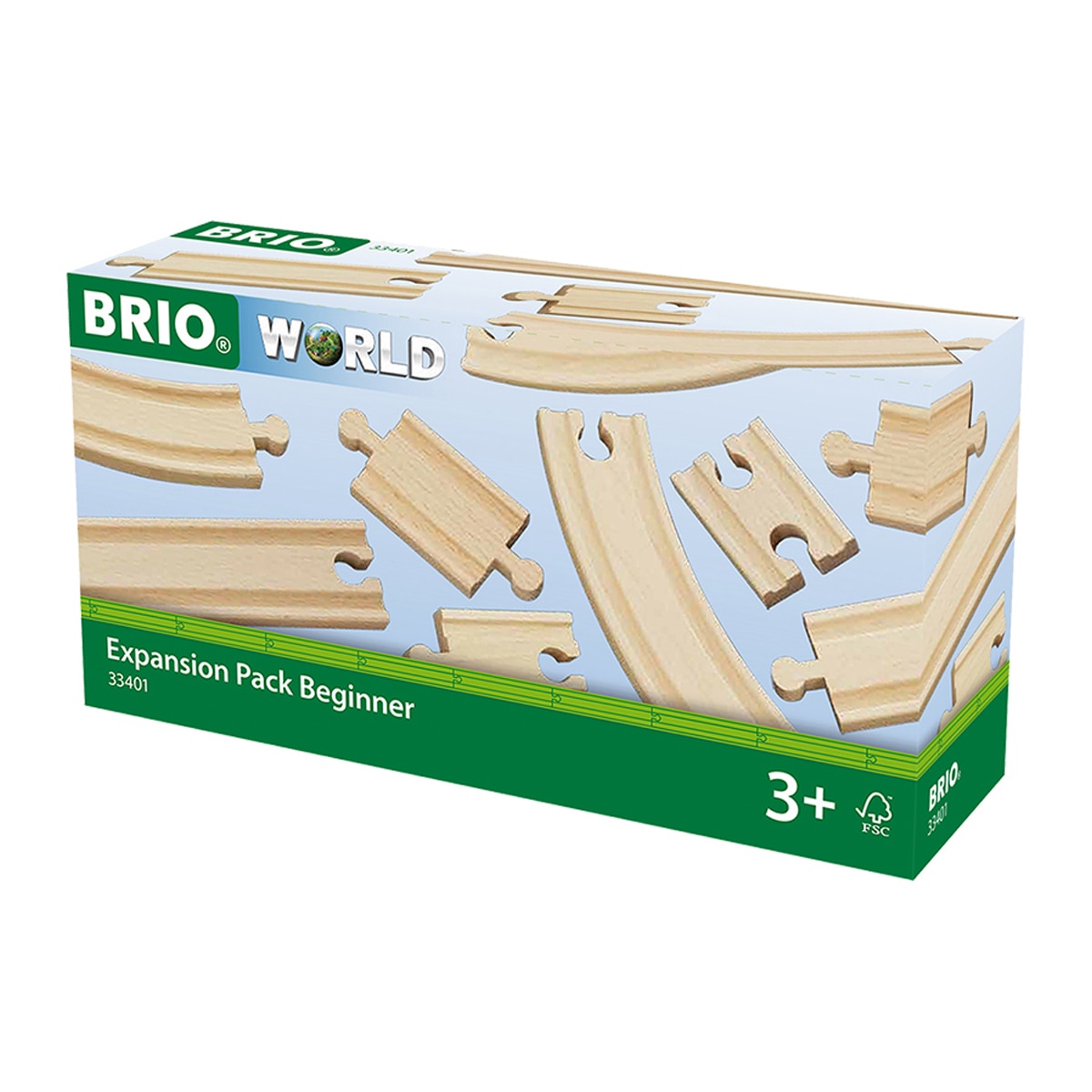 BRIO – Pack de ampliación de vías básico Brio.