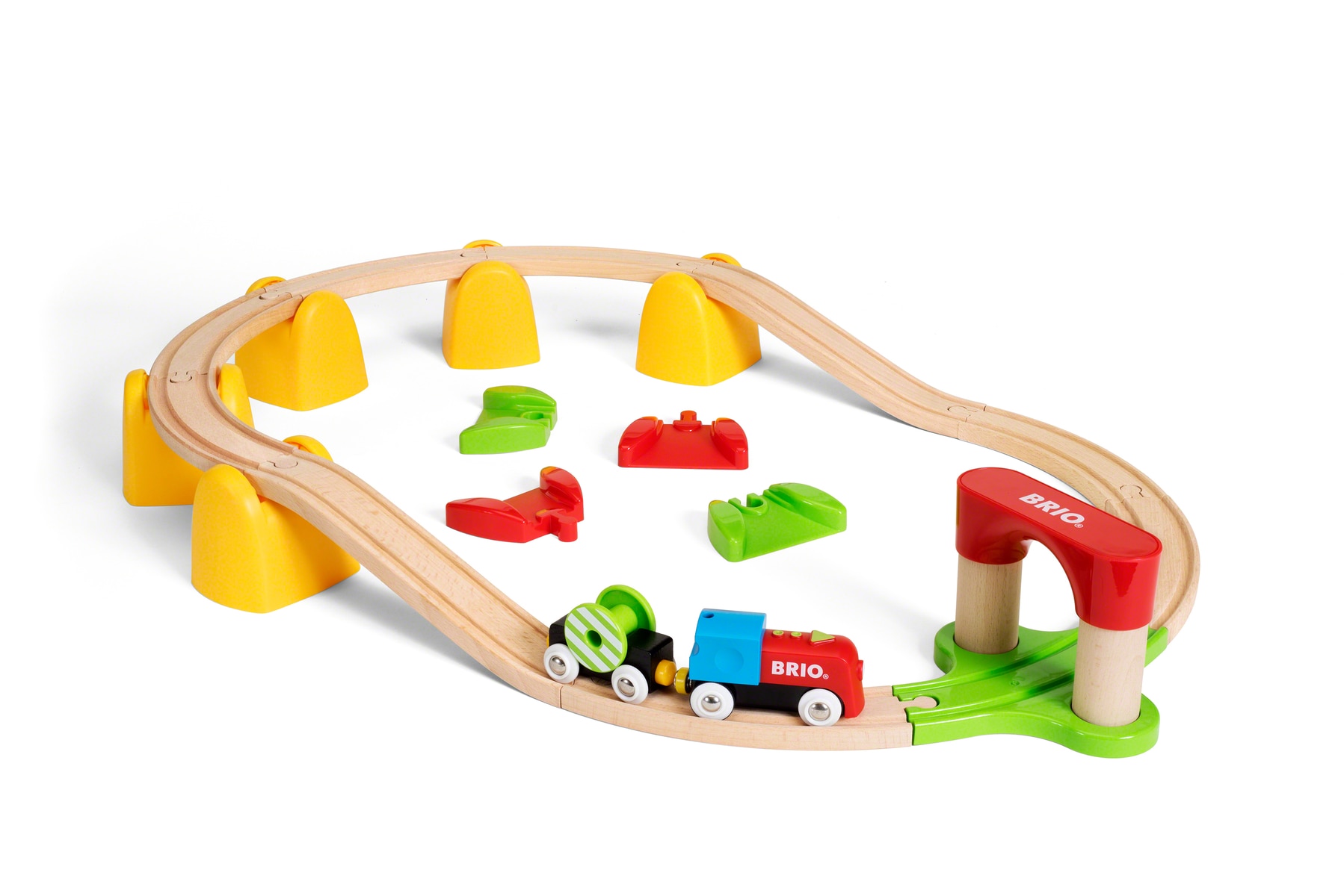 Mi primer circuito de tren con tren a pilas Brio 2