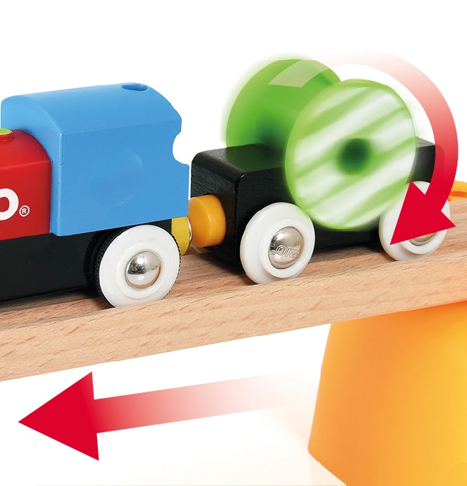 Mi primer circuito de tren con tren a pilas Brio 5