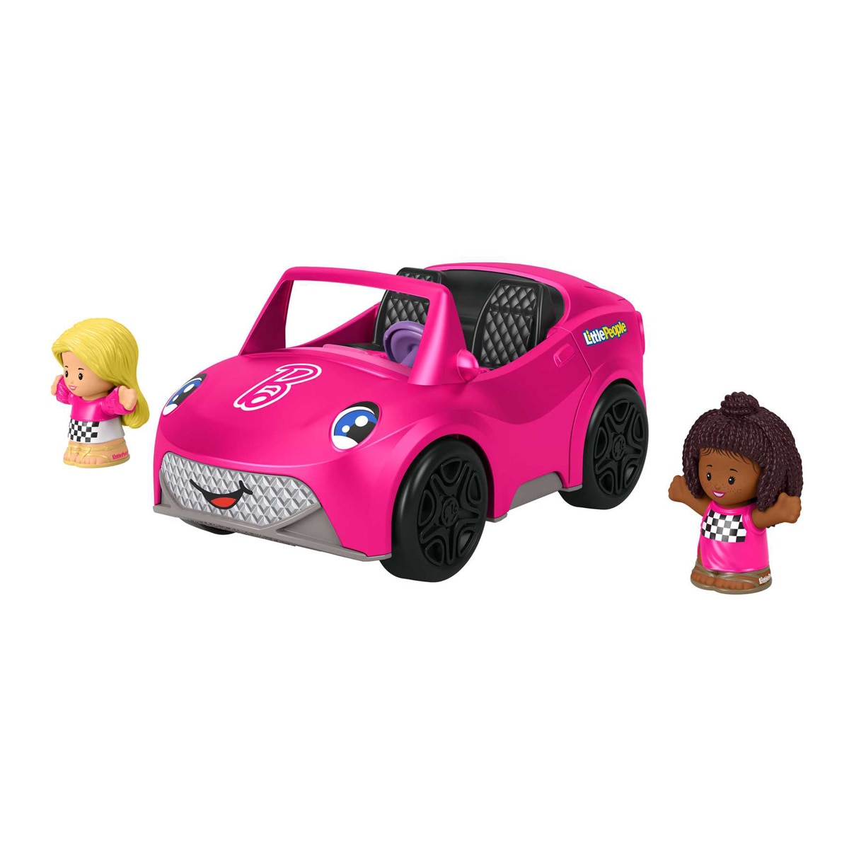 Fisher-Price – Little People Barbie, Brooklyn y su descapotable Fisher-Price.