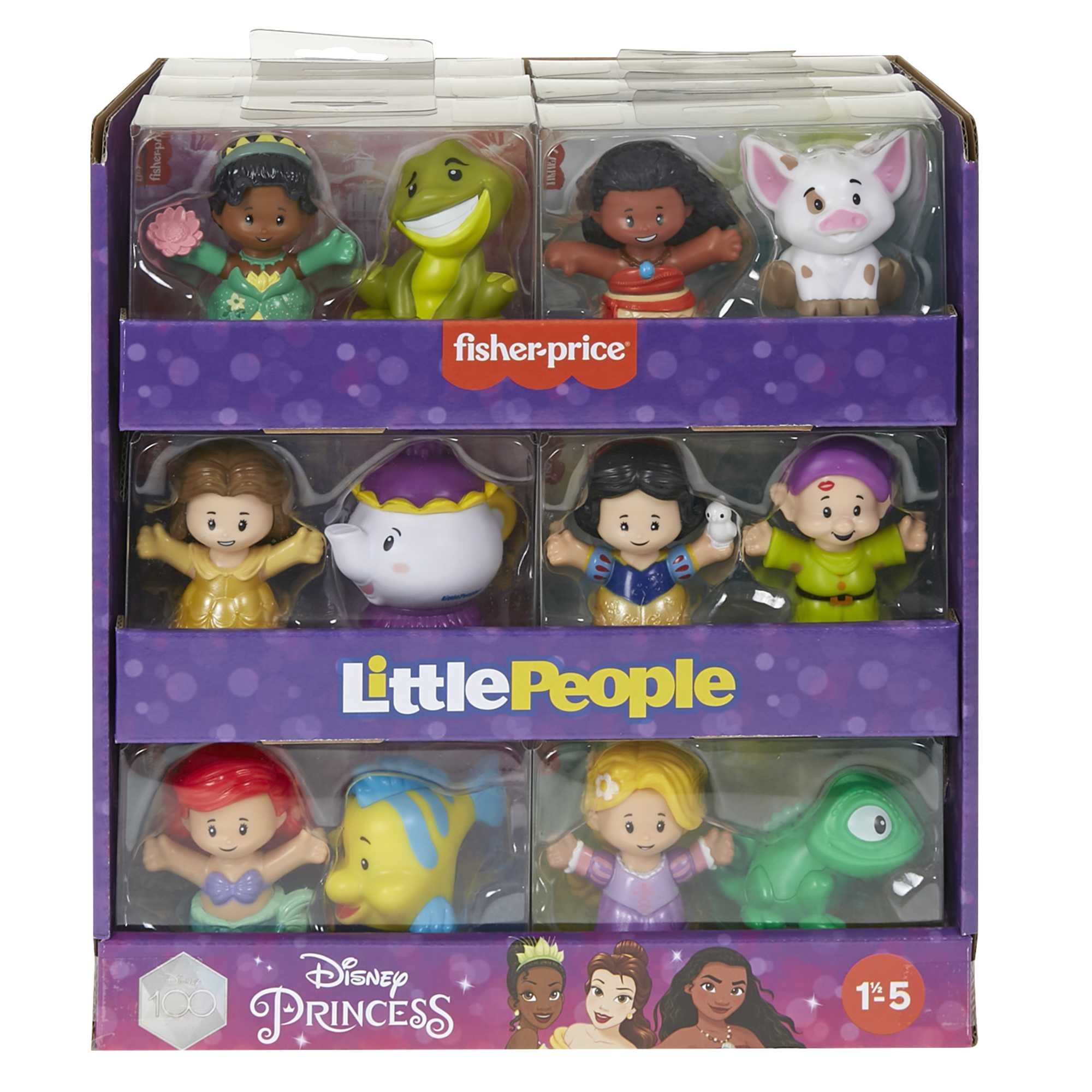 Pack de 2 princesas Disney de Little People Fisher-Price 4