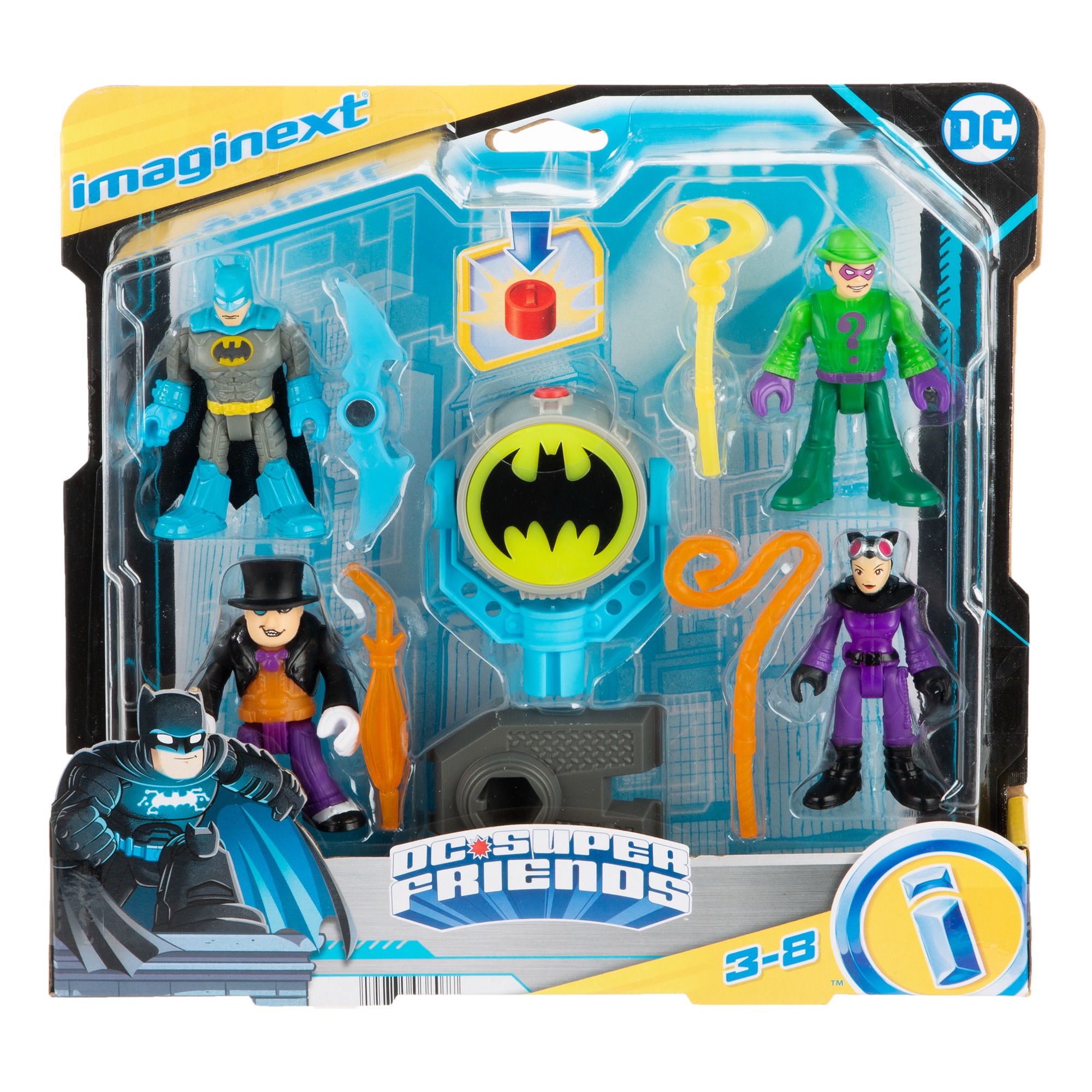 Imaginext DC Super Friends Multipack Bat-Tech Juguete para niños y niñas +3 años Fisher-Price 6