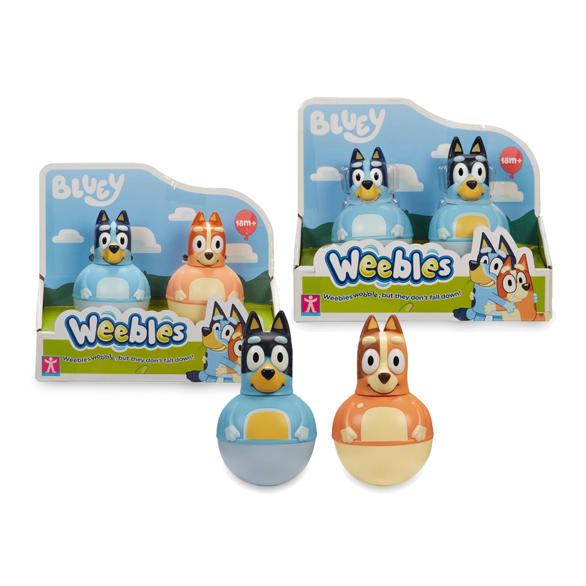 Imagen 0 de Figuras Weebles  Bluey  Pack 2
