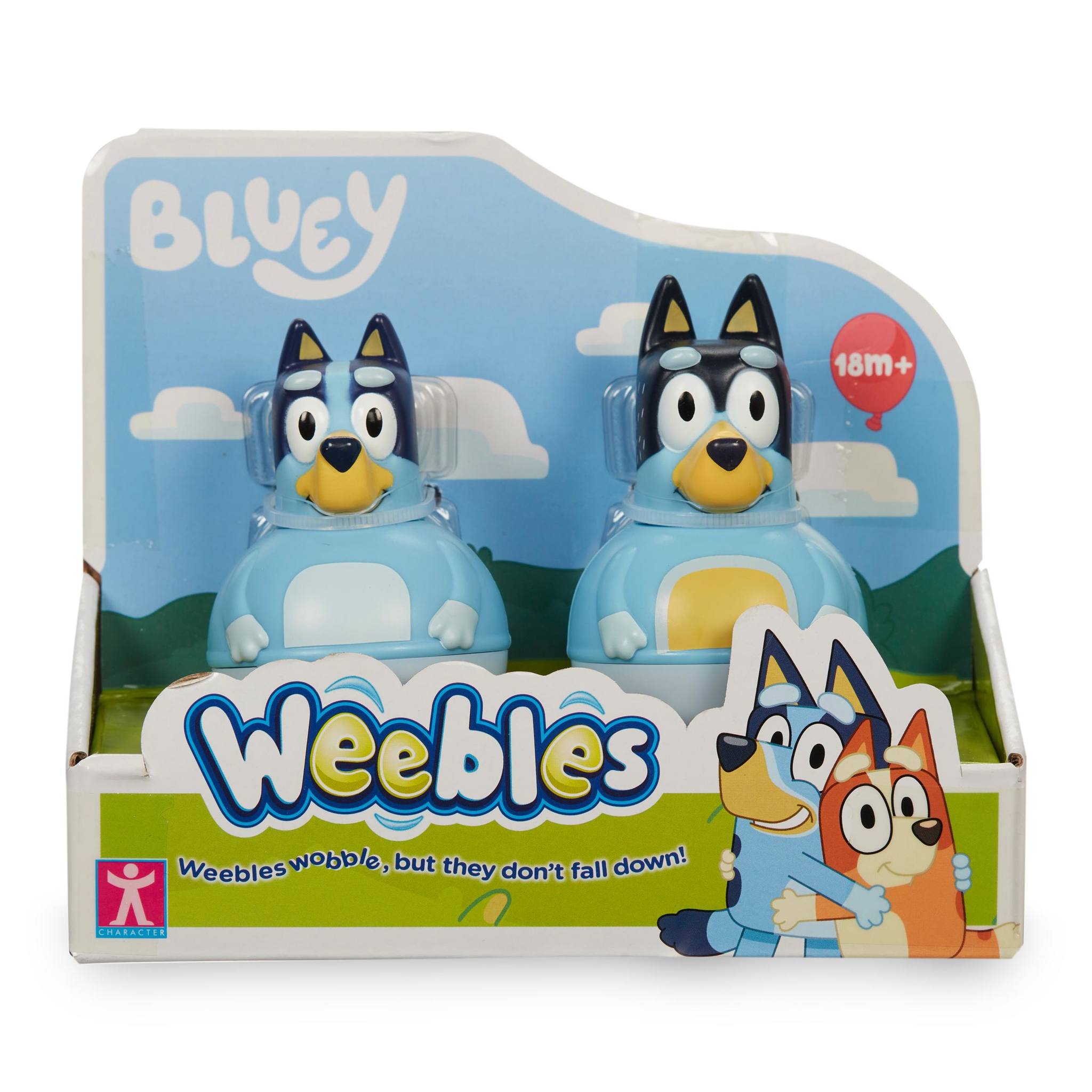 Figuras Weebles  Bluey  Pack 2 3