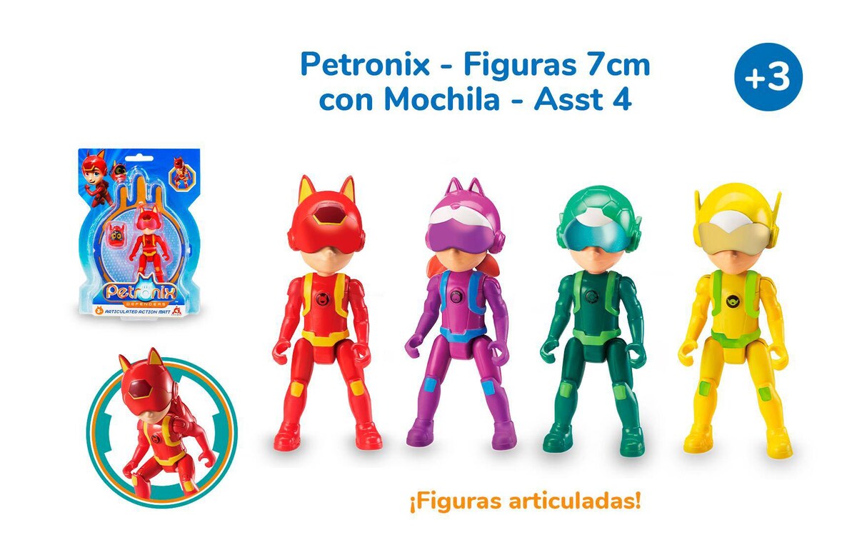 Figura 7cm Petronix modelos surtidos 10