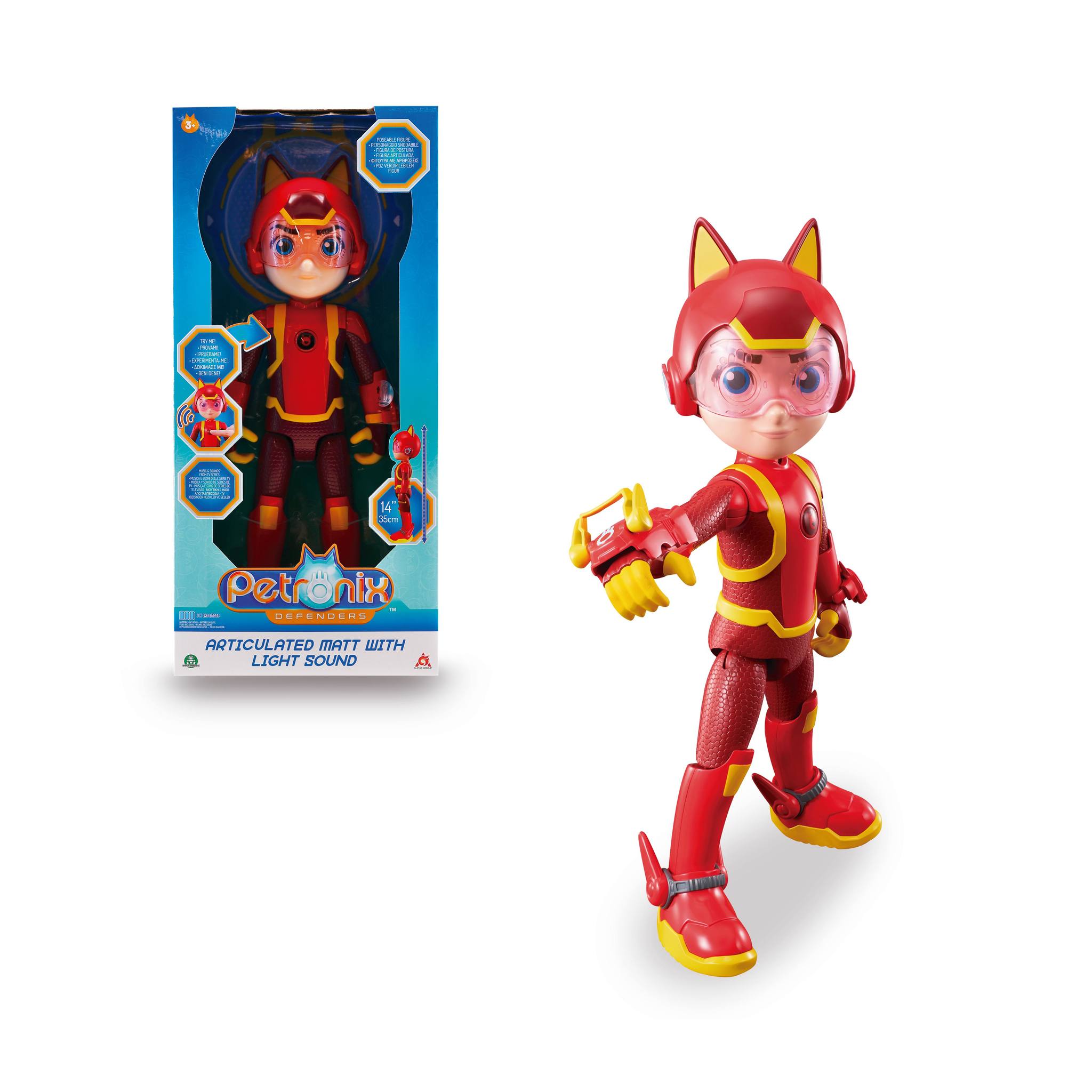Figura Matt 35 cm con Luces y Sonido Petronix 3
