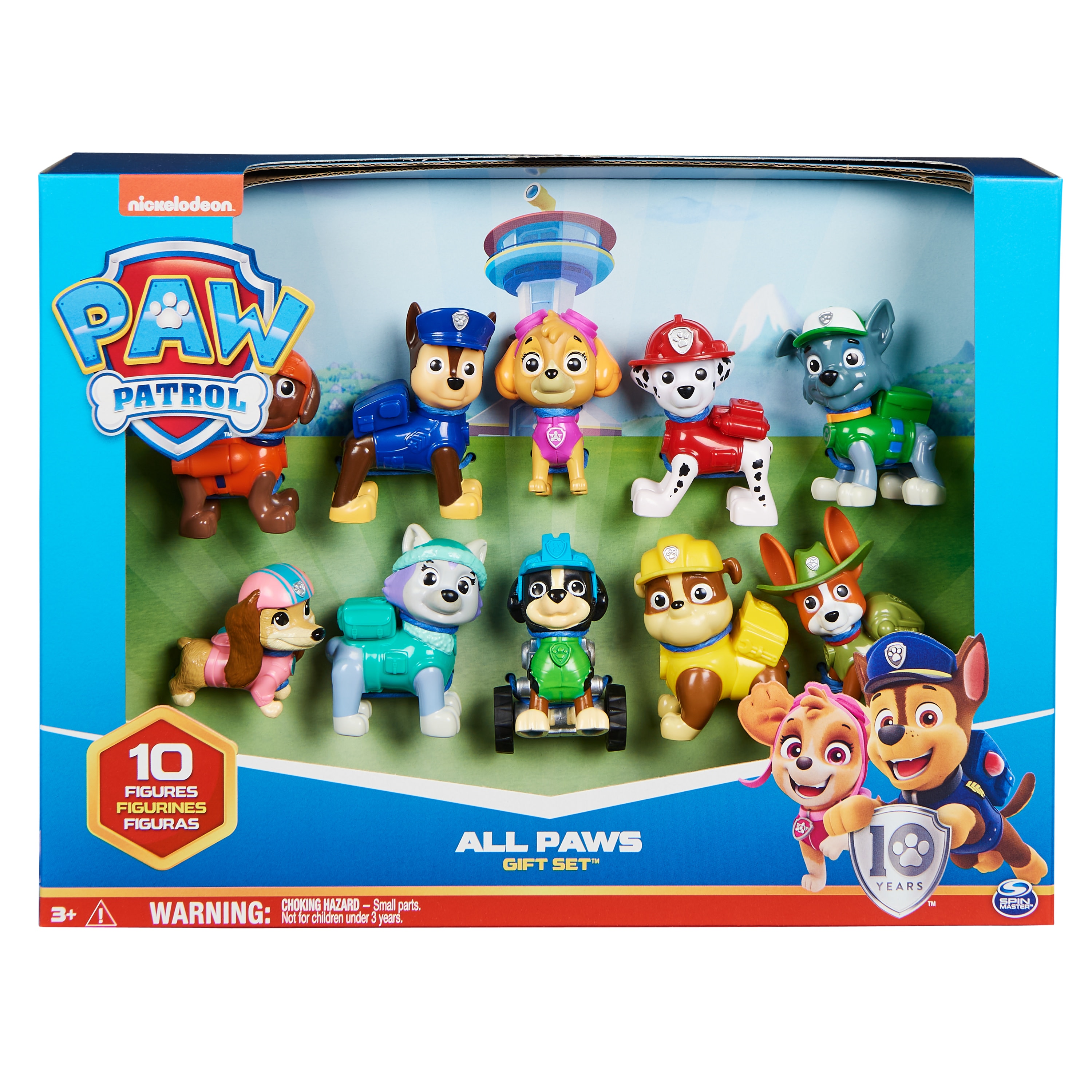 Pack con 10 figuras de acción Paw Patrol coleccionables 2