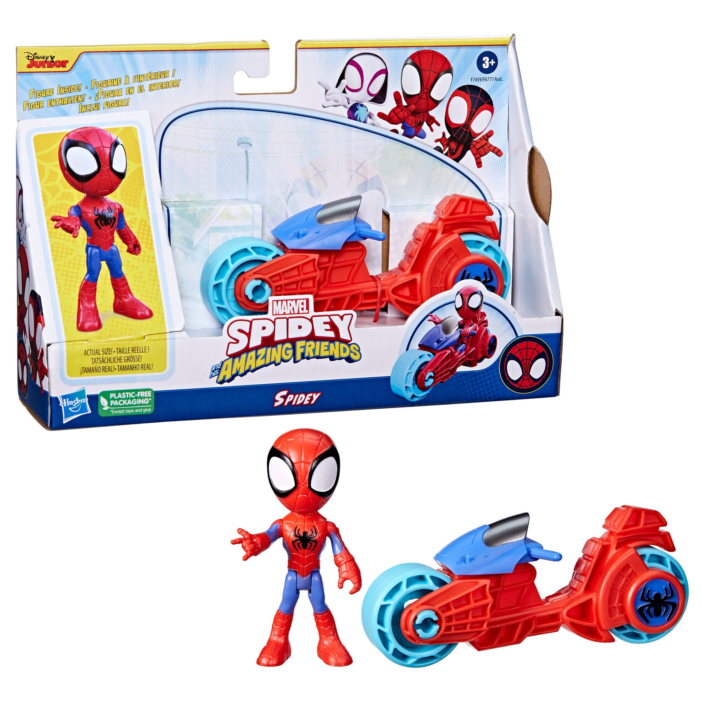 Motocicleta e Figura Spiderman Marvel 9