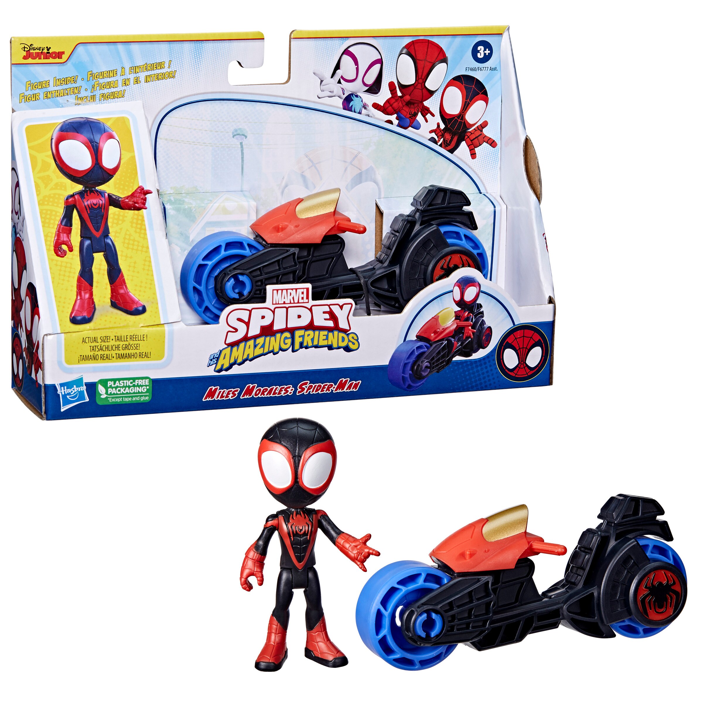 Motocicleta e Figura Spiderman Marvel 10
