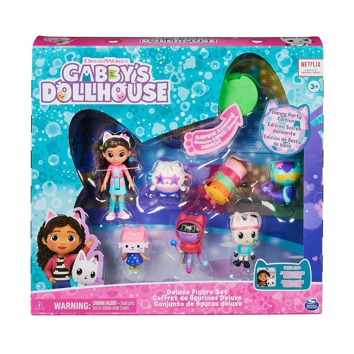 Imagen 0 de Conjunto de figuras Fiesta de baile Gabbys Dollhouse