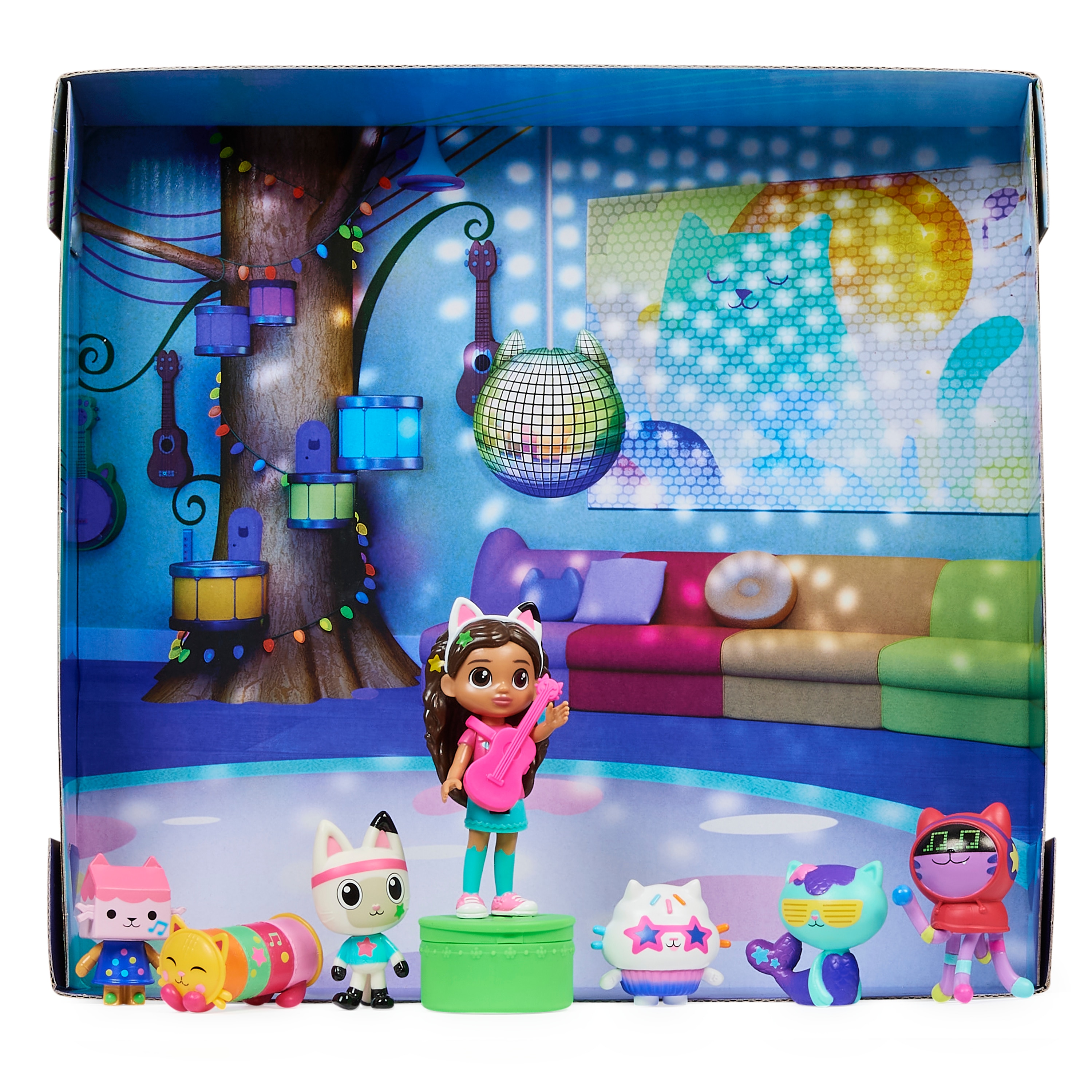 Conjunto de figuras Fiesta de baile Gabbys Dollhouse 3