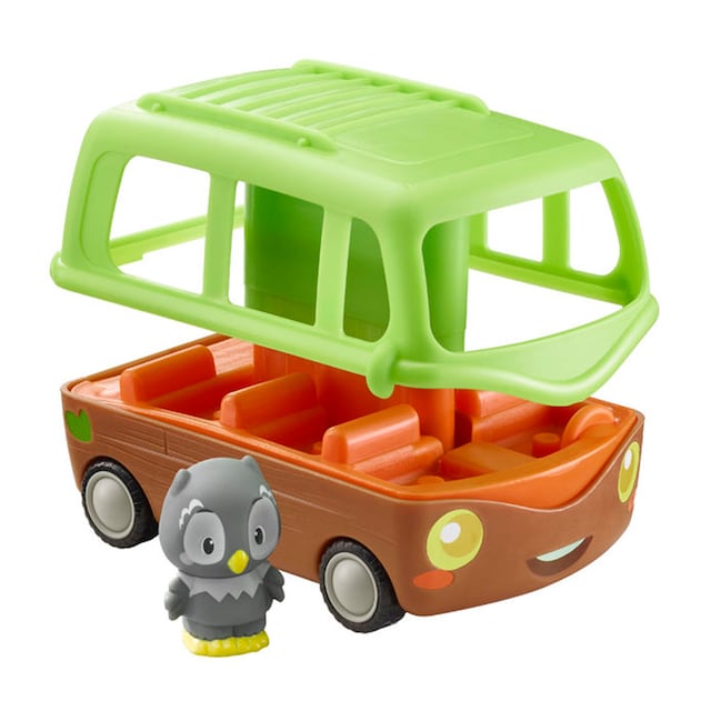 Bus  aventura con una figura Klorofil