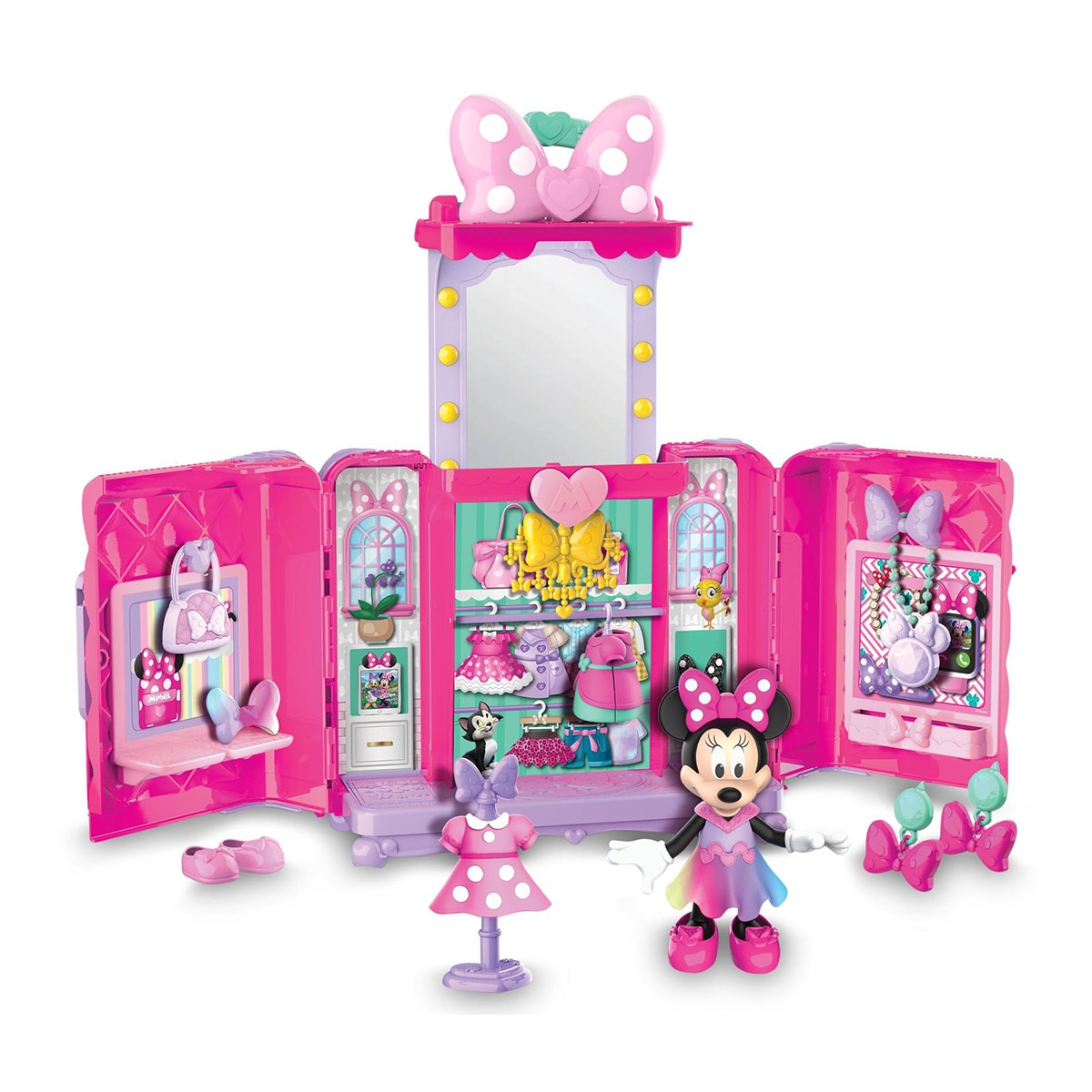 Playset Glam & Glow Minnie Mouse Famosa 1